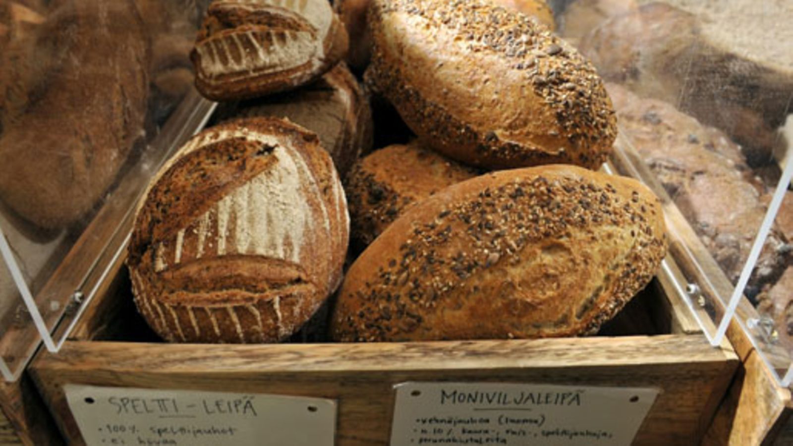 Luomuleipiä. Kuva: Lehtikuva