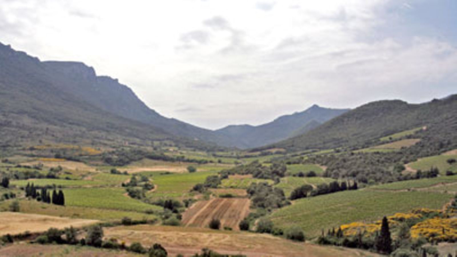 Languedoc-Roussillon alueen maisemat hivelevät silmää.