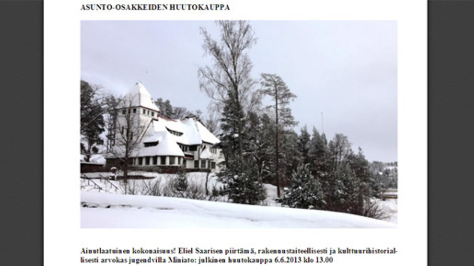 Villa Miniato Kuvakaappaus: Länsi-Uudenmaan ulosottovirasto