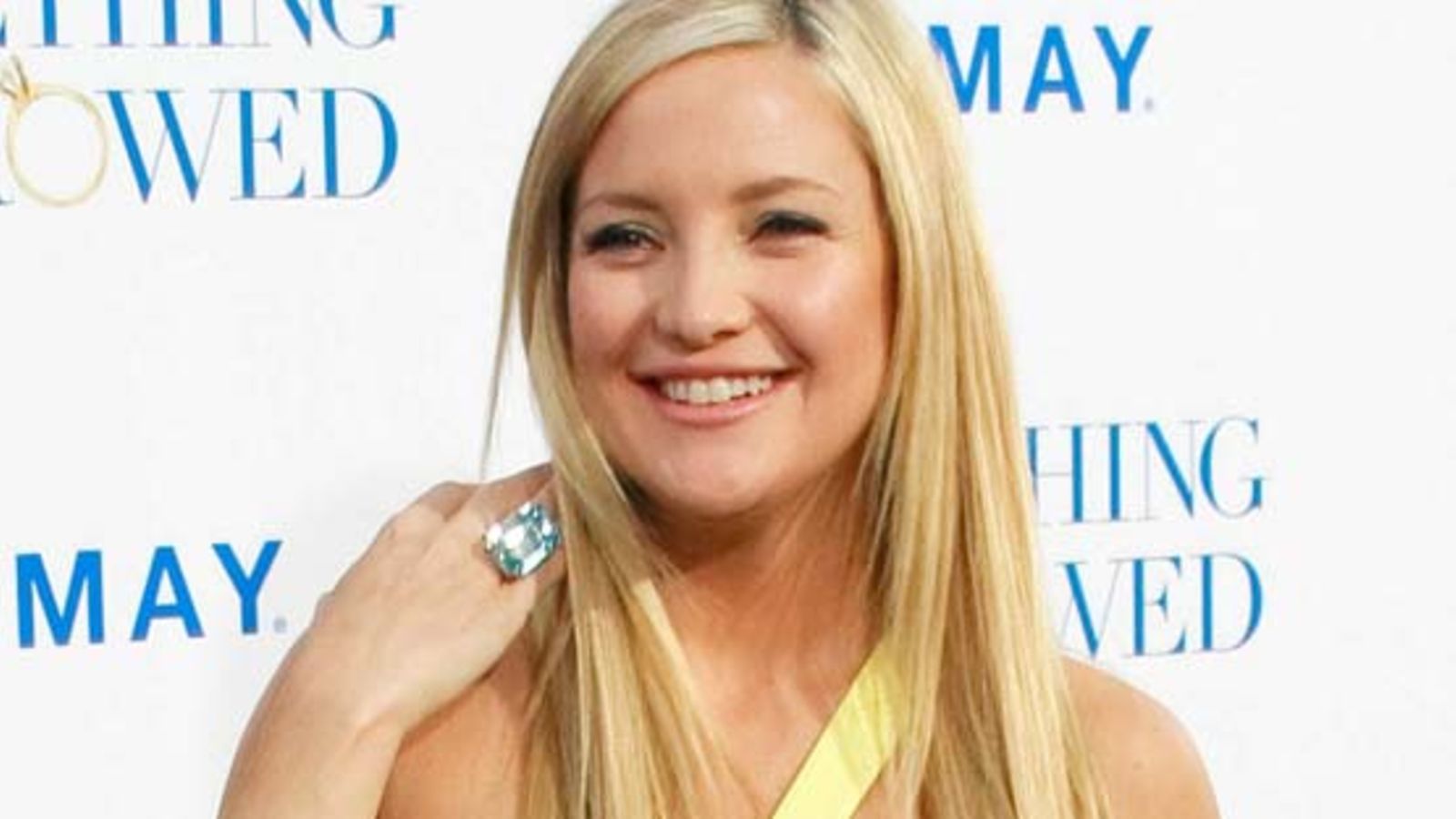 Kate Hudson kuvattiin ilman meikin häivää.