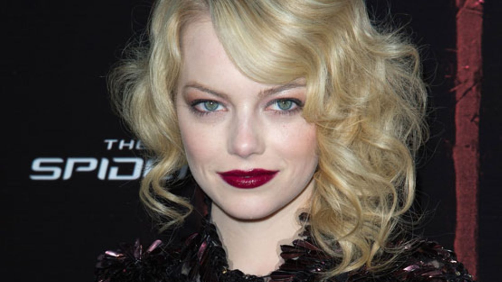 Näyttelijä Emma Stone uuden Spiderman-elokuvan ensi-illassa Pariisissa, Ranskassa.