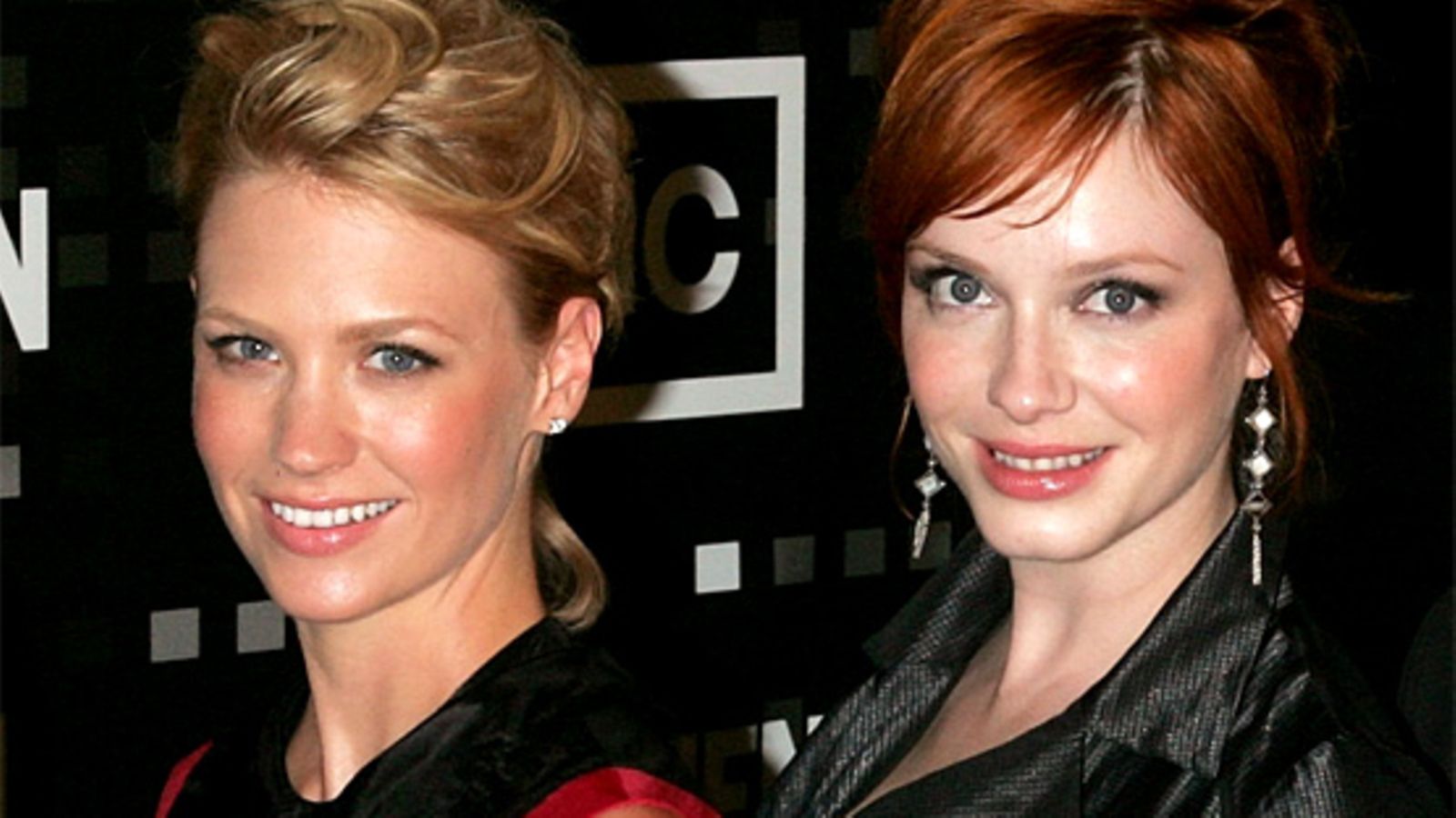January Jones ja Christina Hendricks. Kuva: Wireimage/AOP