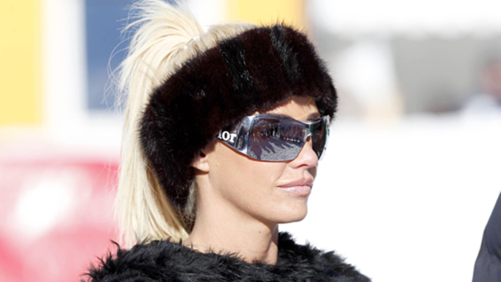 Katie Price Klosterissa tammikuussa 2011.