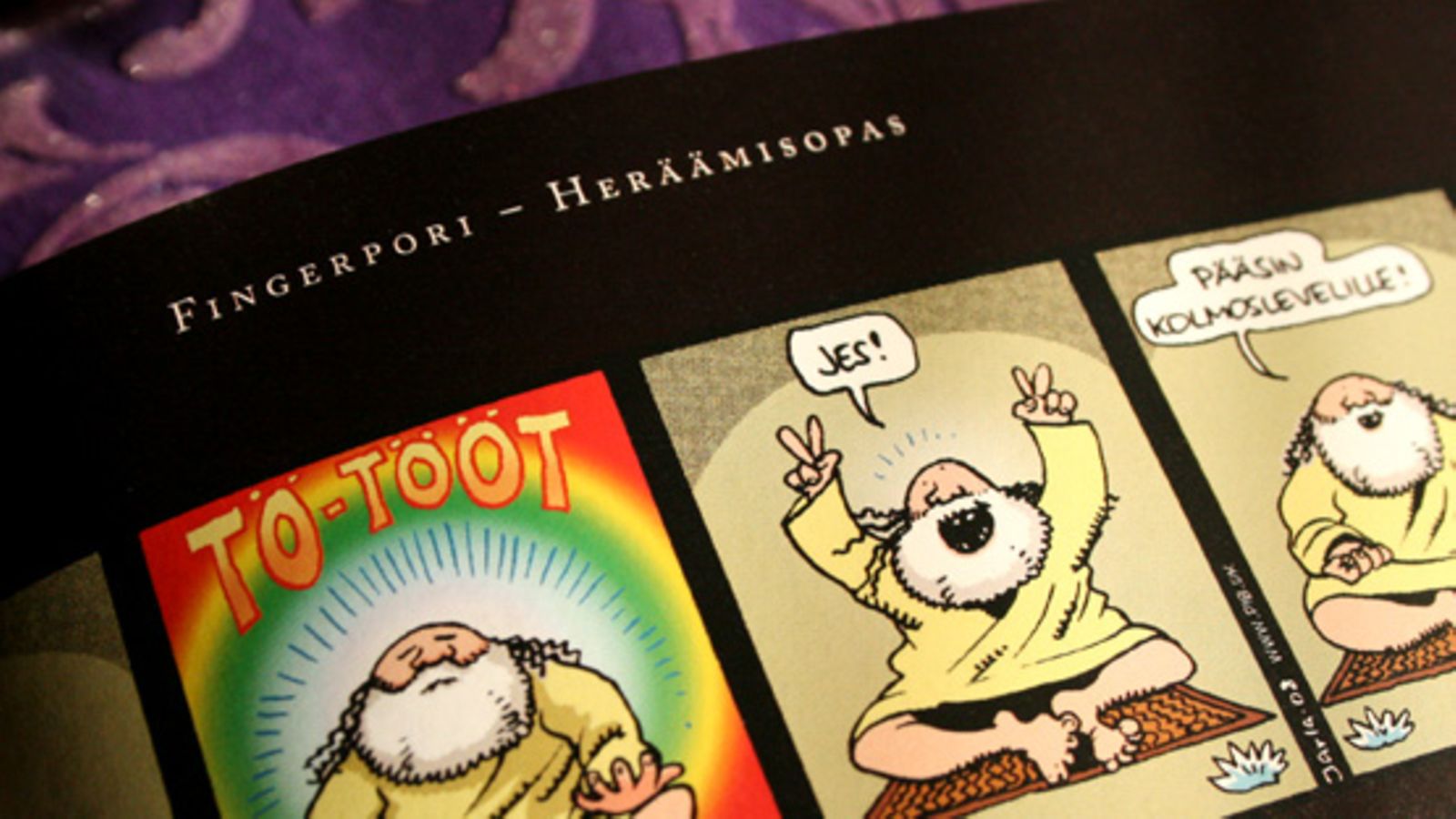 Pertti Jarlan Fingerpori-Heräämisopas. Kuva: Maria Aarnio