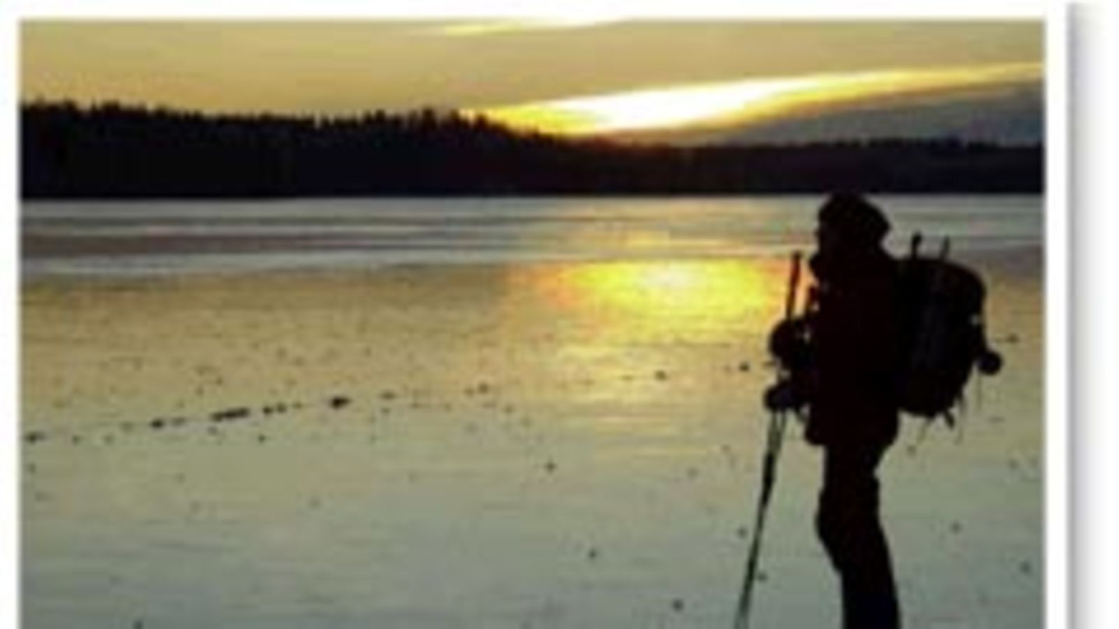 Luistelemaan voi lähteä myös maiseman vuoksi.