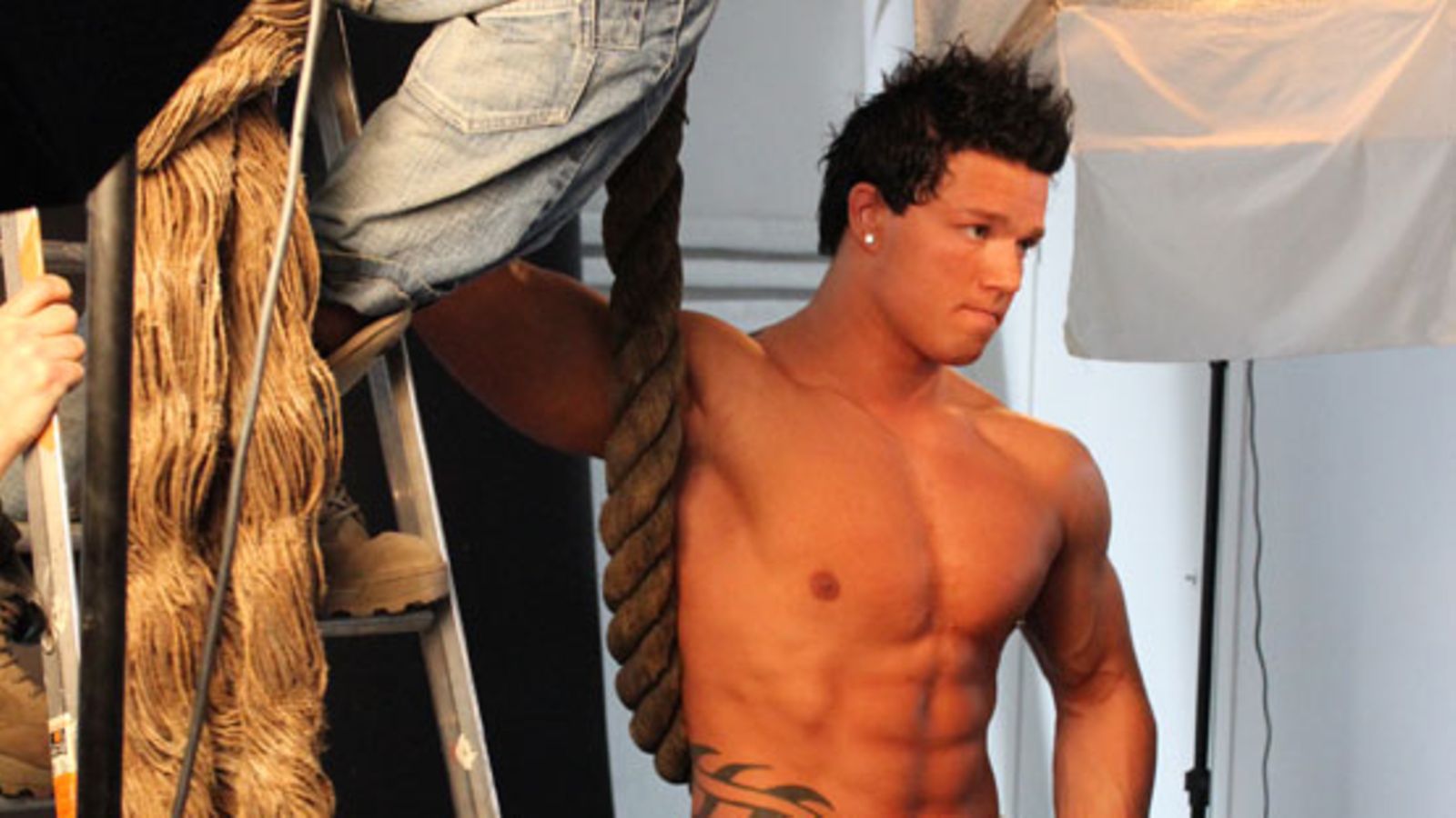 Scandinavian Hunks -kalenterin 2012 kuvaukset Riku