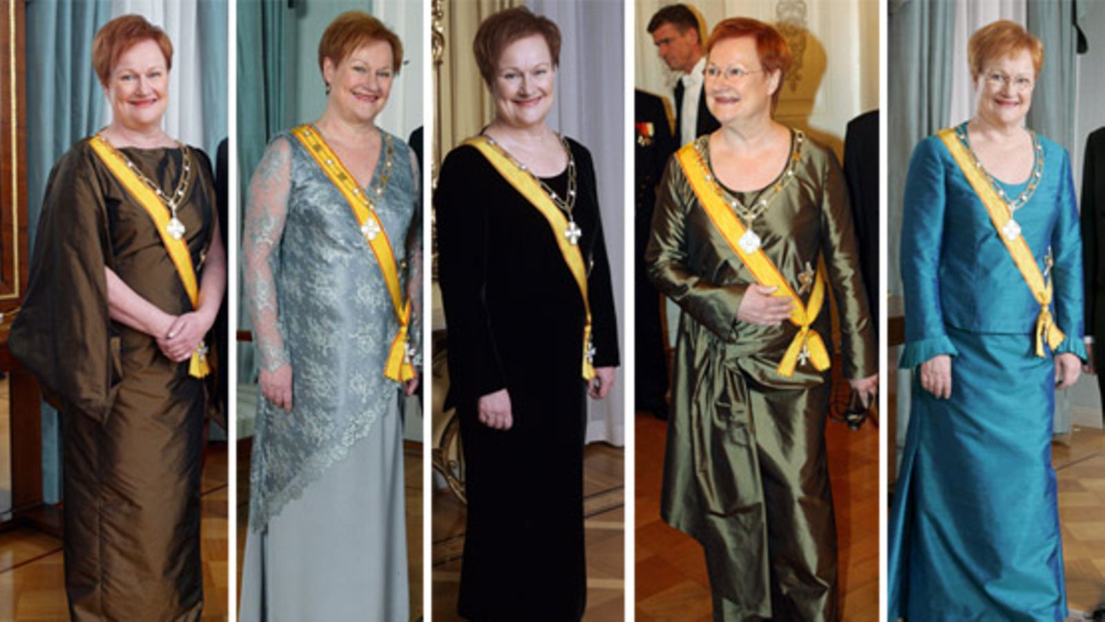 Tarja Halonen Linnan juhlissa.