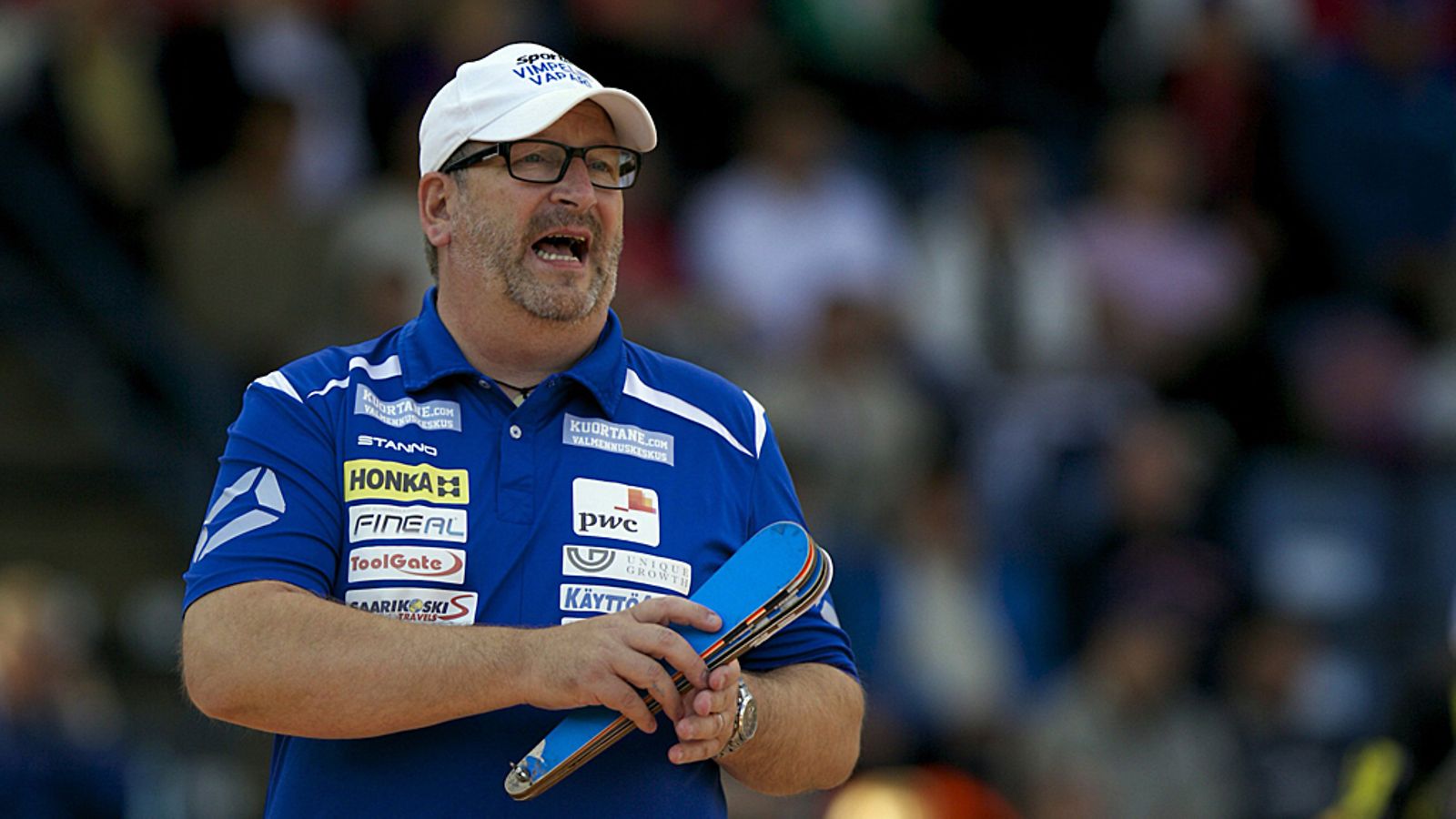 Risto Ojanperä Vimpelin Vedon pelinjohtajana.