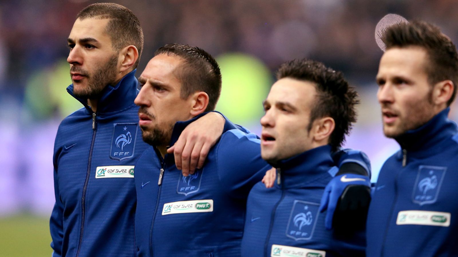 Karim Benzema (vas.), Franck Ribery