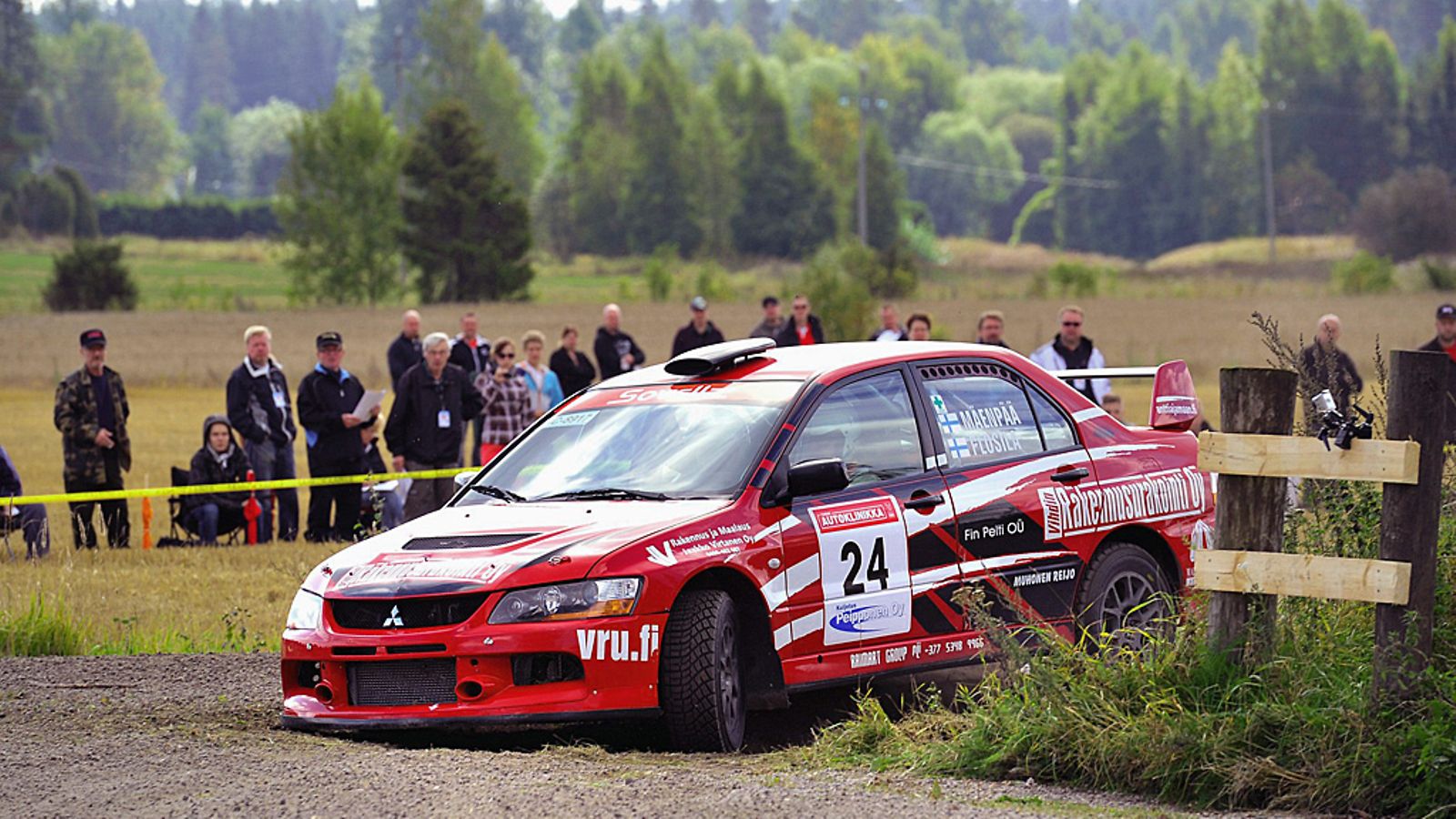 Timo Mäenpää Turun SM-rallissa.