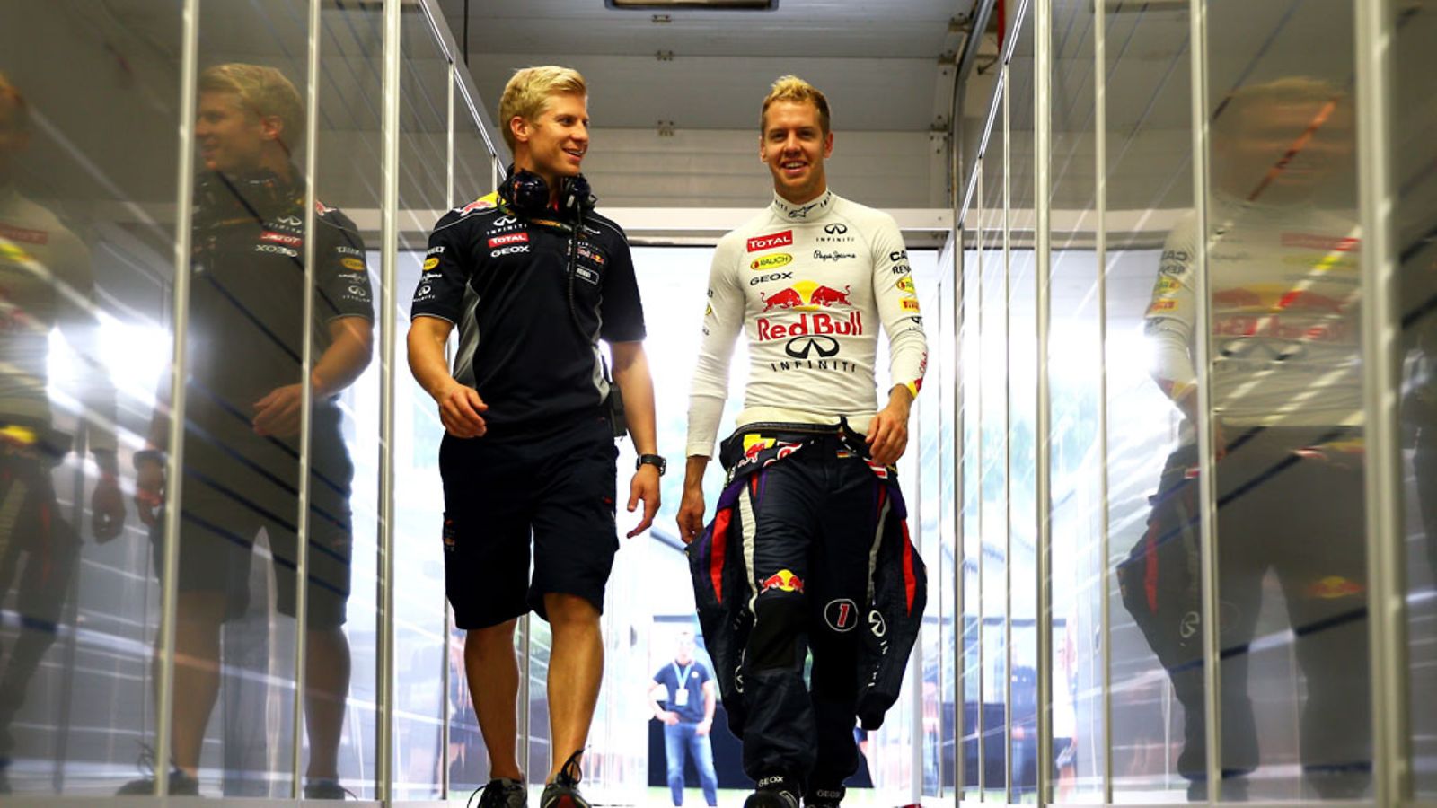 Heikki Huovinen ja Sebastian Vettel