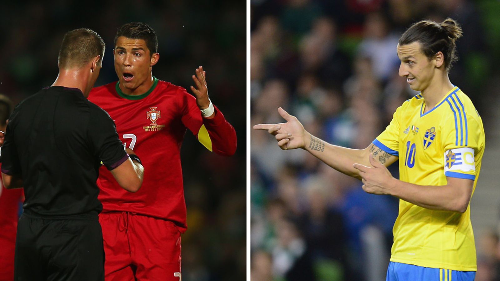 Cristiano Ronaldo, Zlatan Ibrahimovic