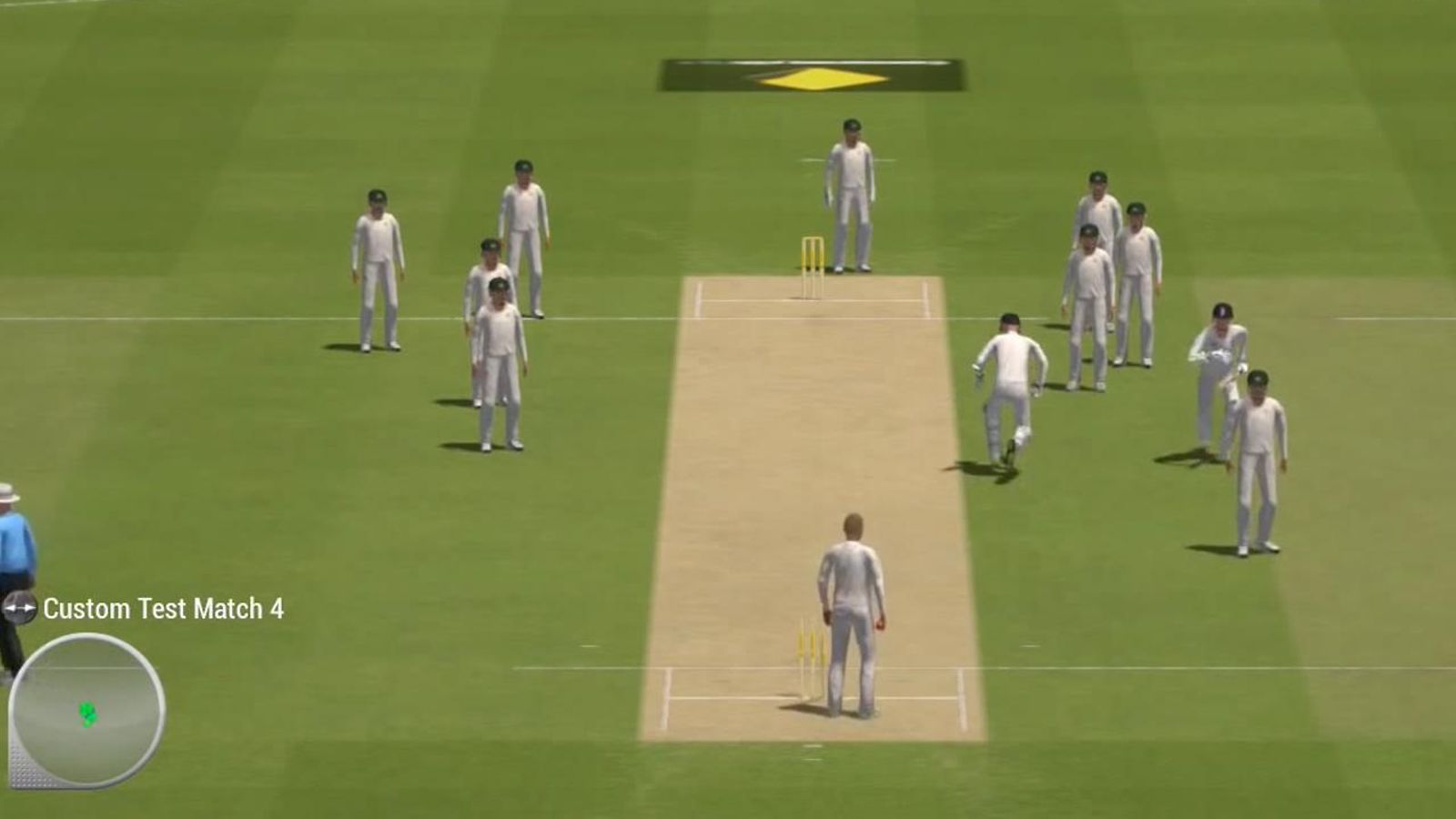 Ashes Cricket 2013 PC-peli osoittautui todelliseksi flopiksi. Kuvakaappaus YouTubesta
