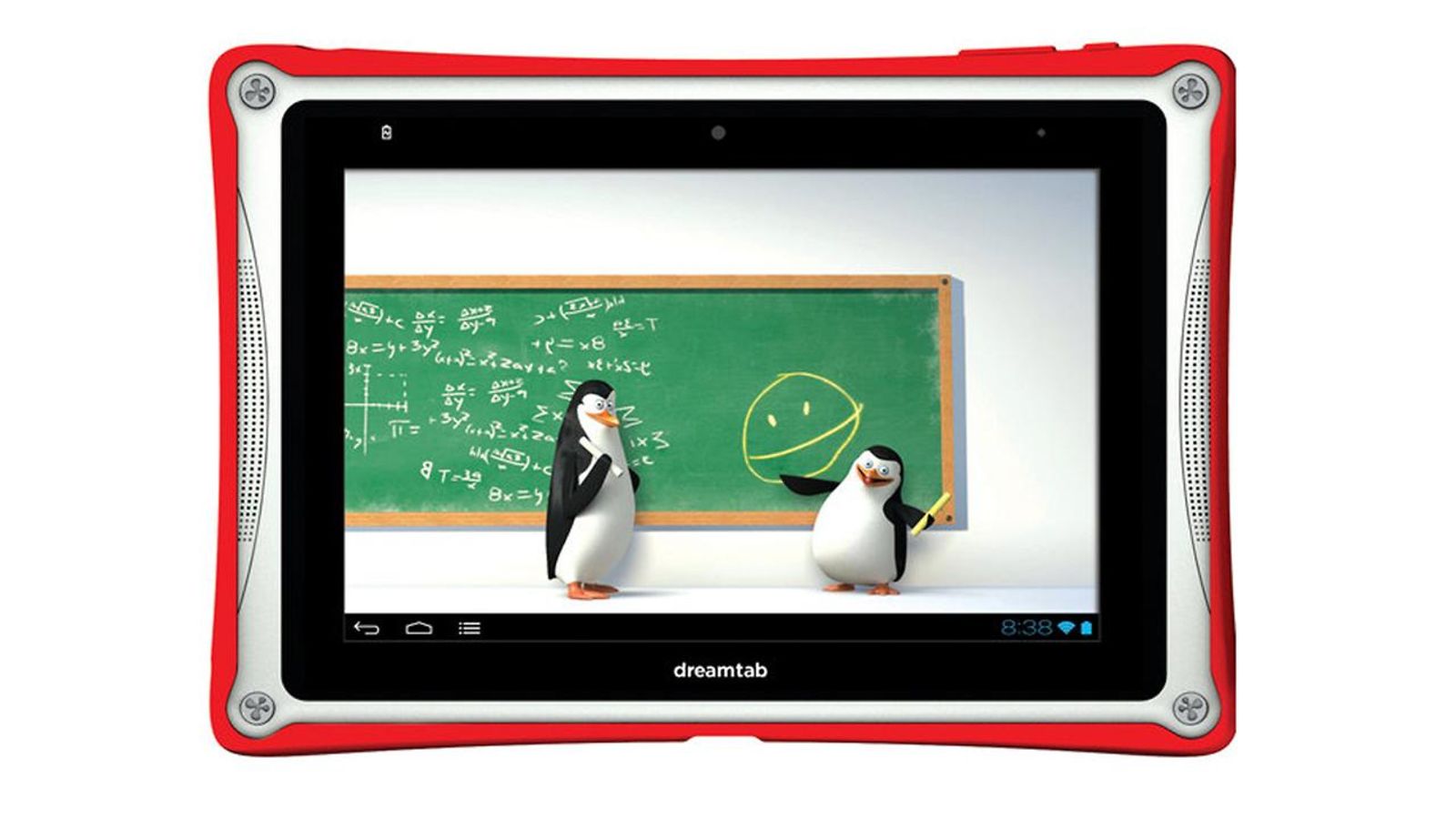 DreamWorksin ja Fuhun kehittämä DreamTab-tabletti. Kuvakaappaus The New York Timesin sivuilta.