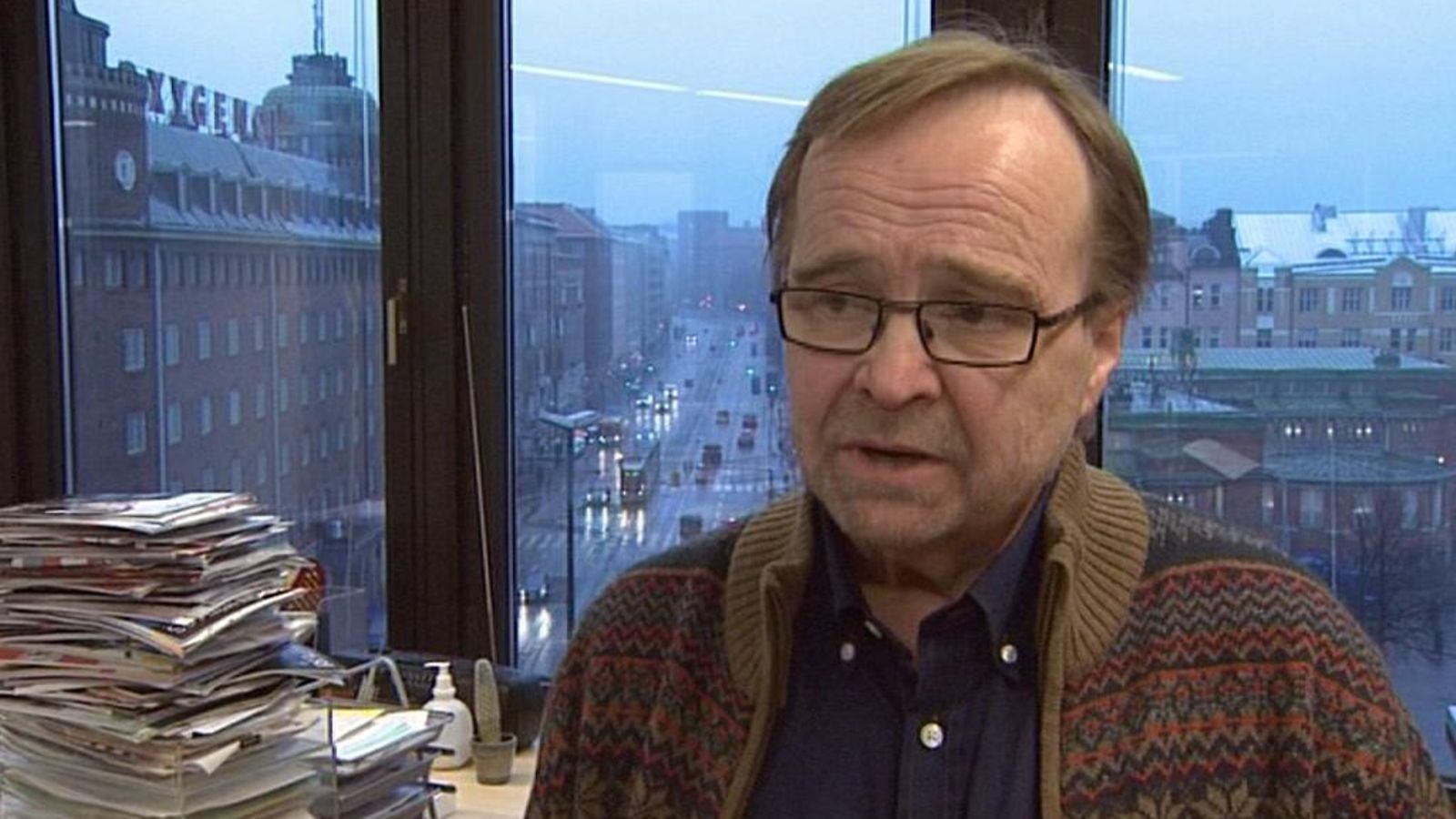 Suomen journalistiliiton puheenjohtaja Arto Nieminen.