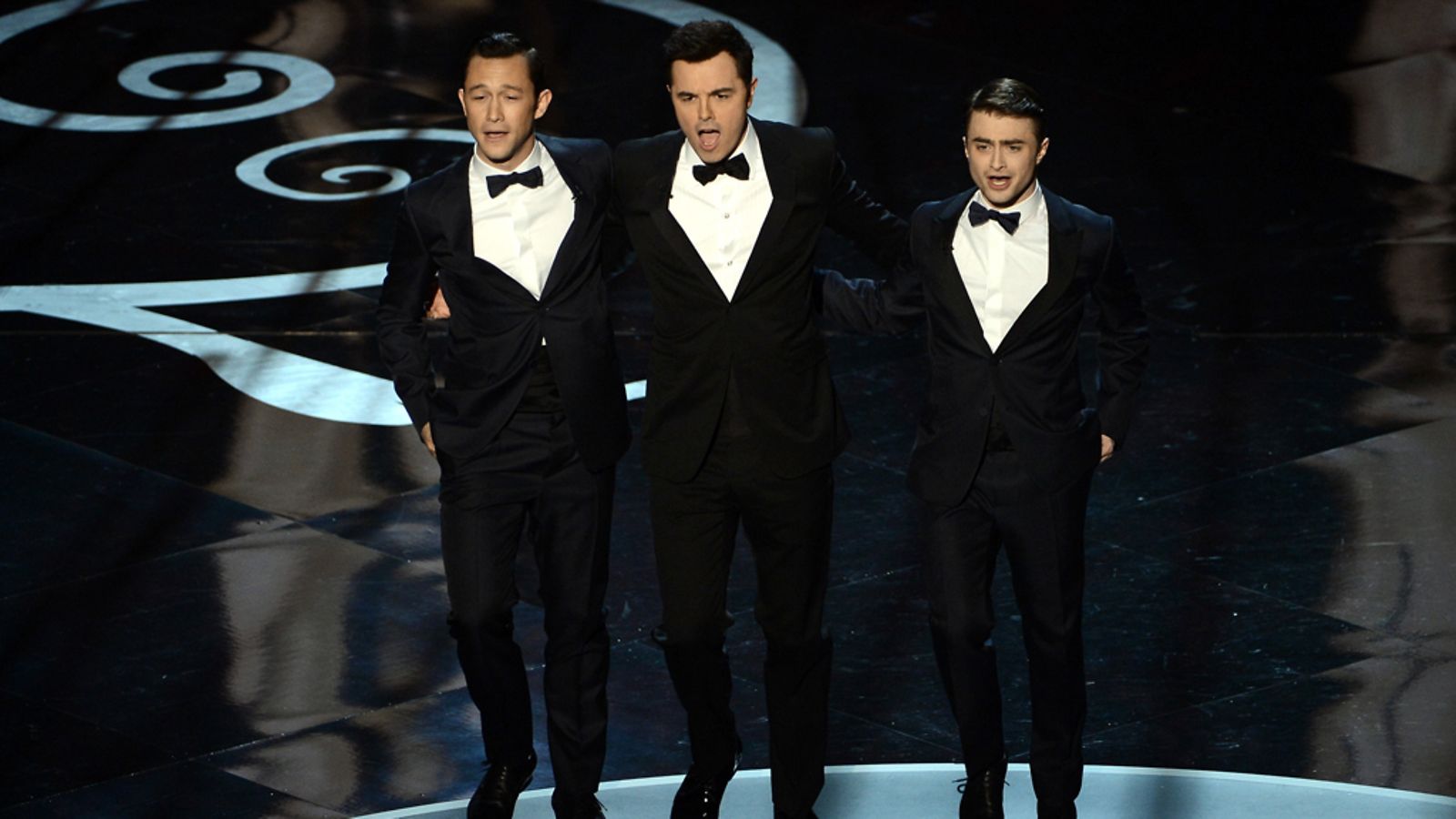 Joseph Gordon-Levitt, Seth MacFarlane ja Daniel Radcliffe