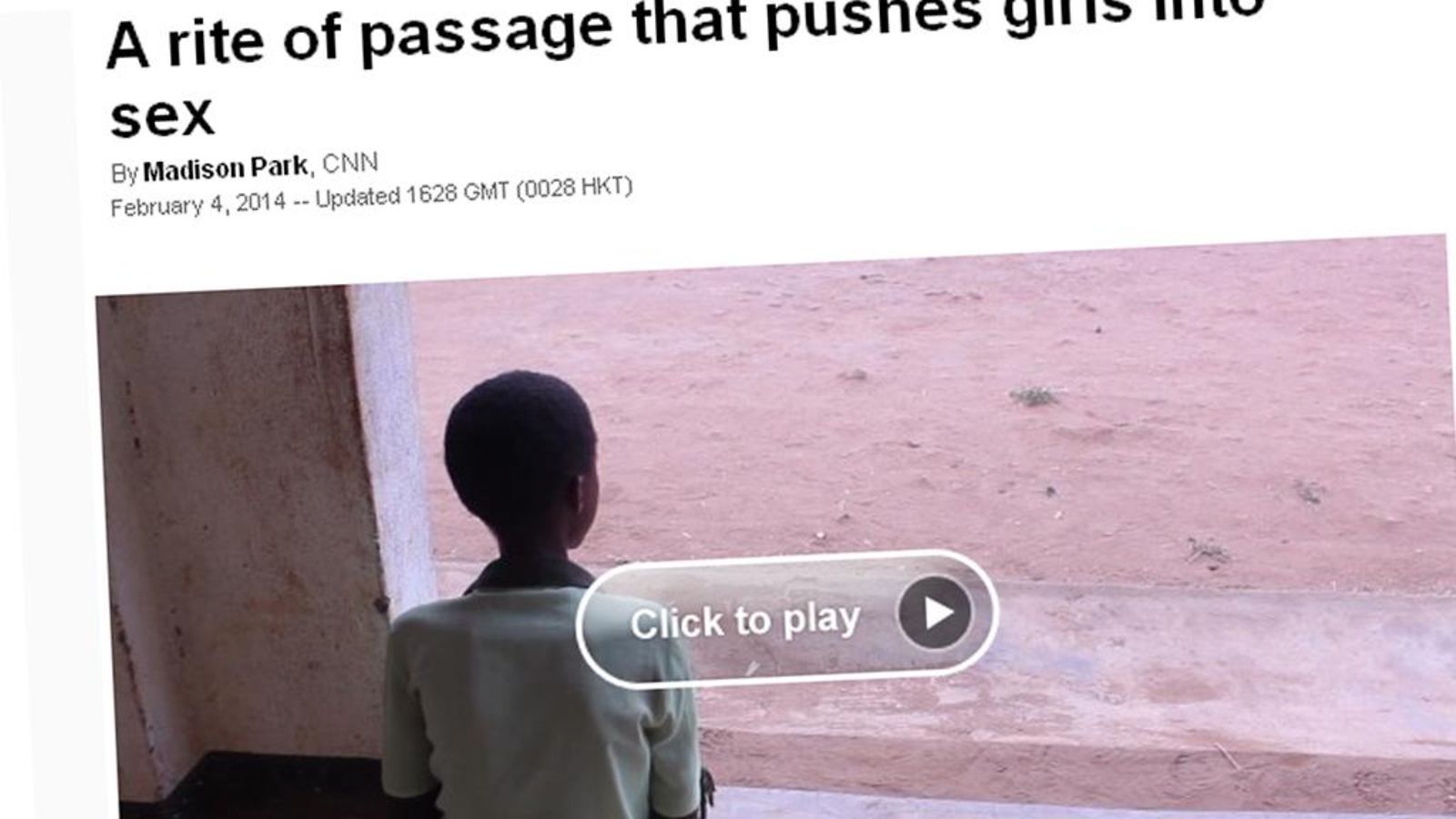Kuvakaappaus CNN:n sivuilta.