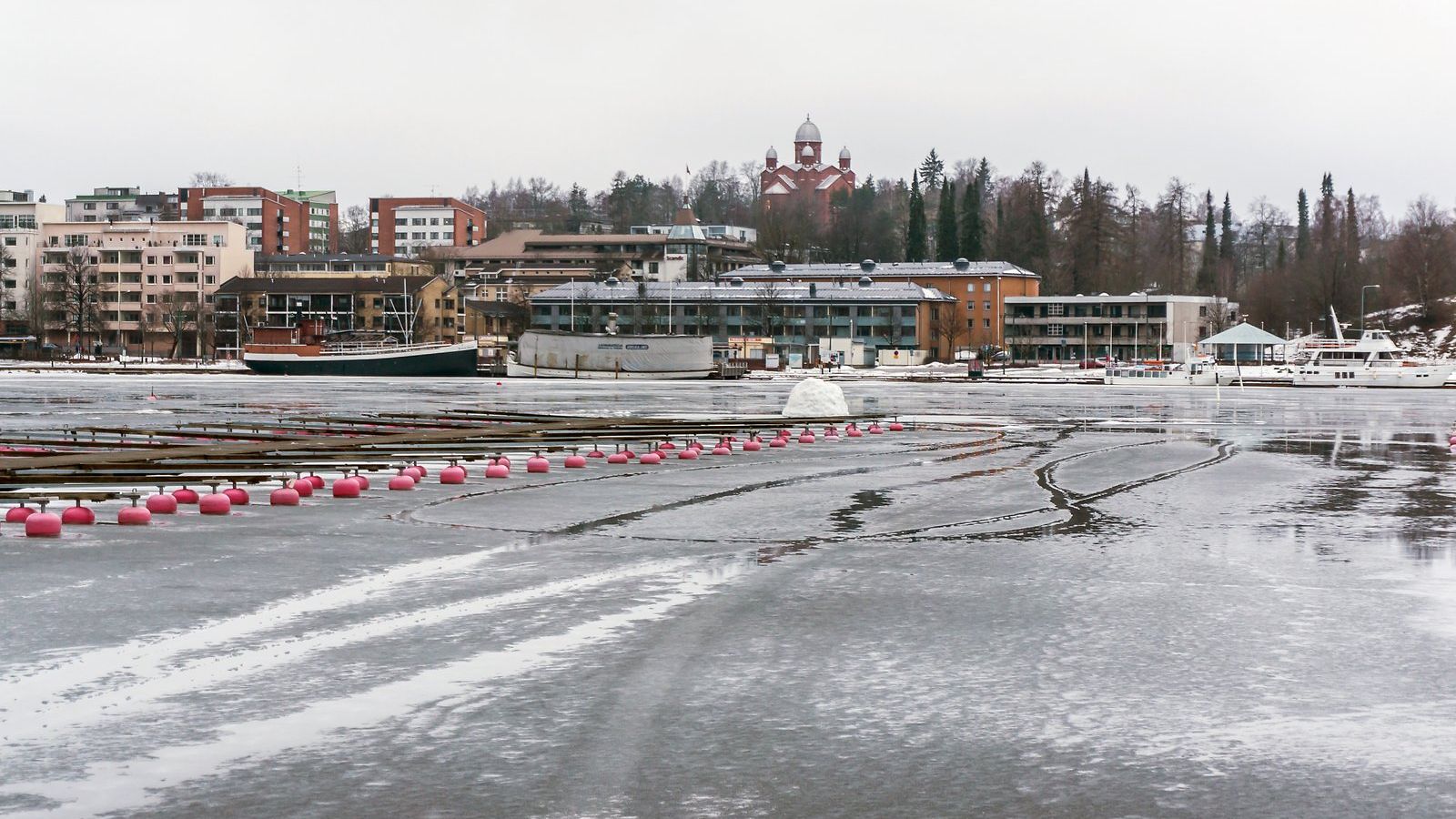 Lauhaa säätä Lappeenrannassa. Lukijan kuva: Pepe Salo