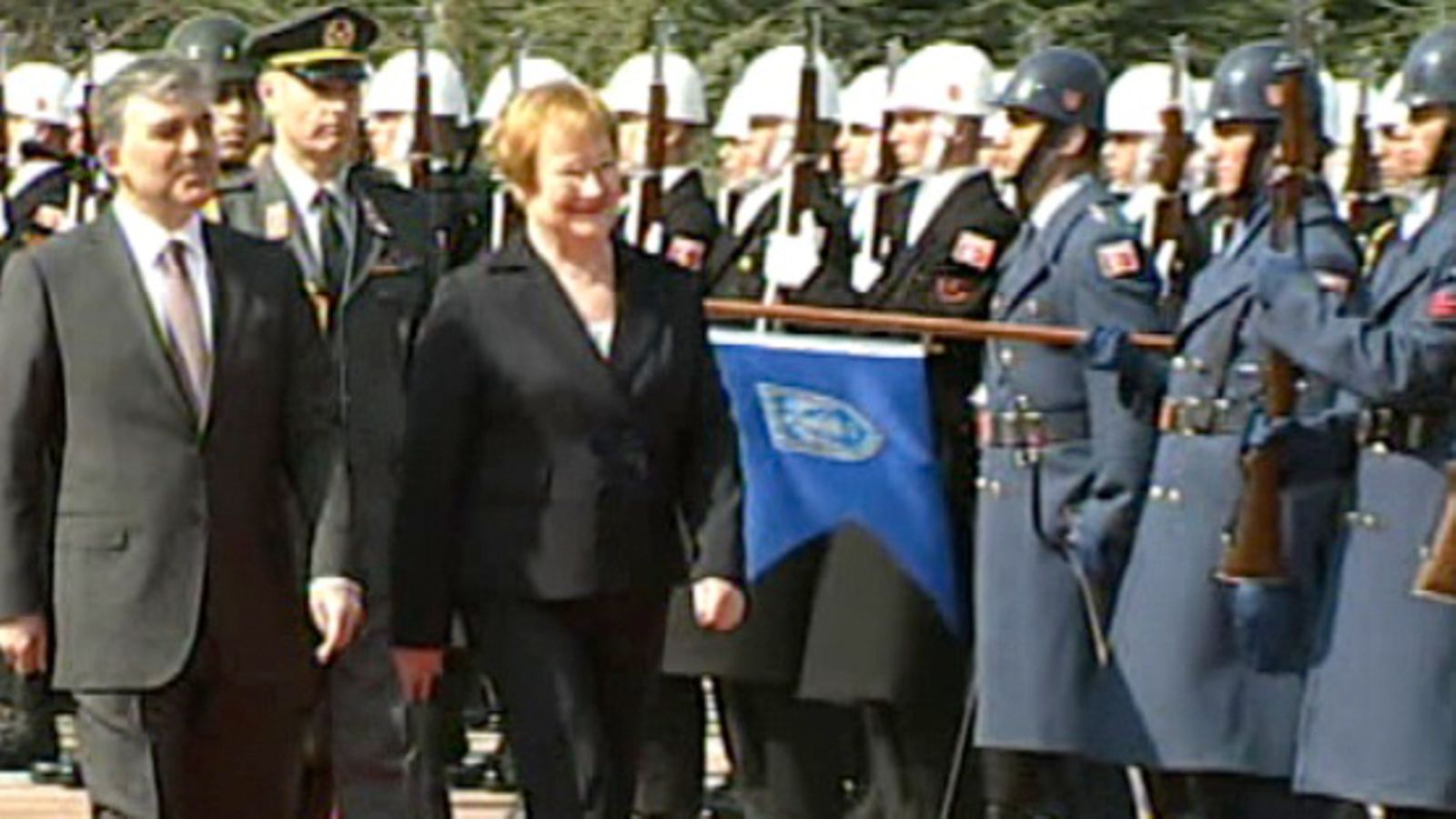 Presidentti Tarja Halonen tapasi tänään Ankarassa Turkin presidentin Abdullah Gülin.