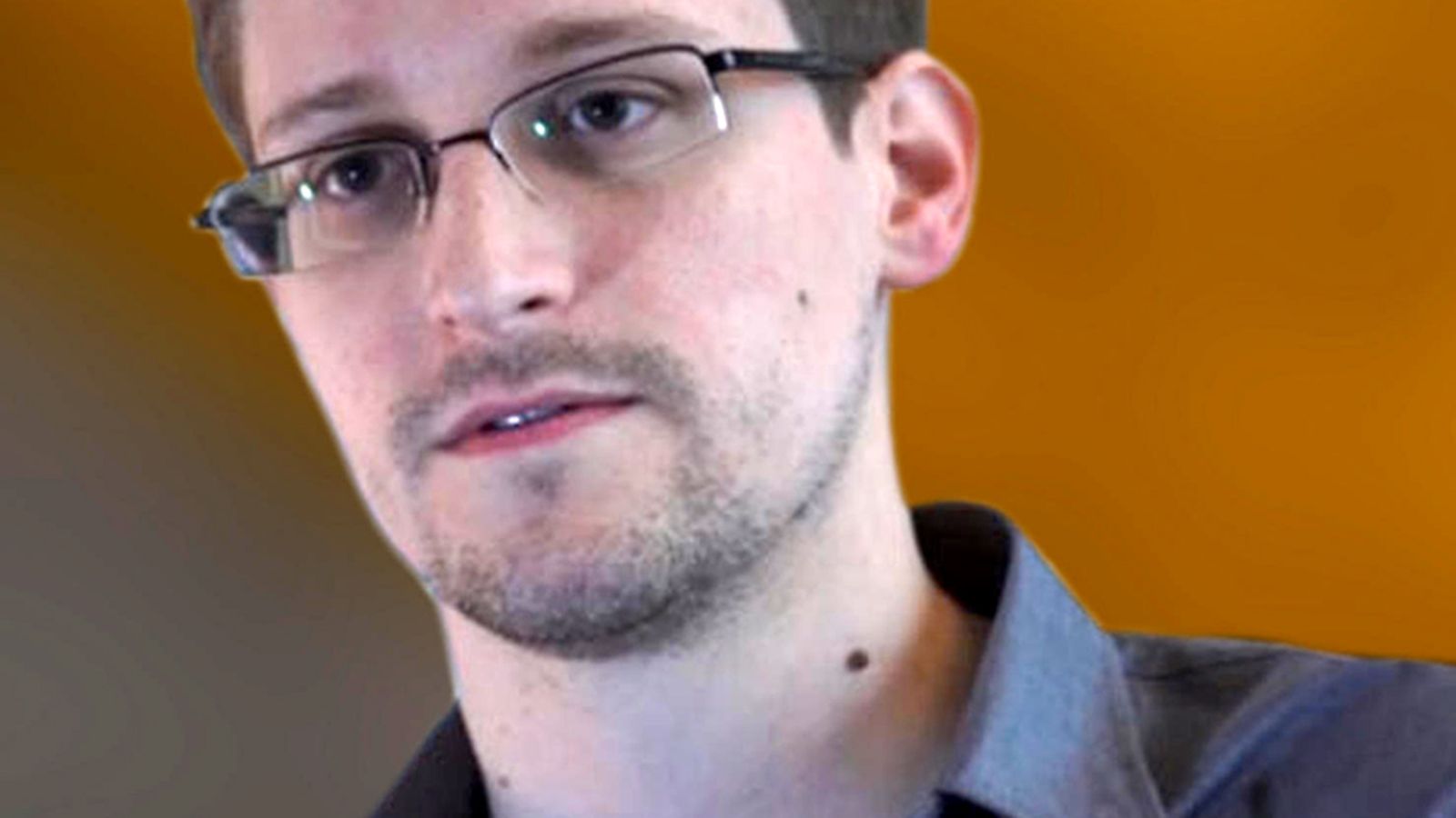 Video frame grab provided by The Guardian shows Edward Snowden