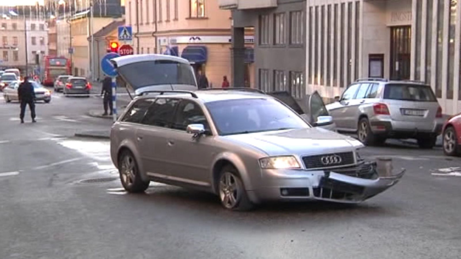 TV4:n kuvaa.
