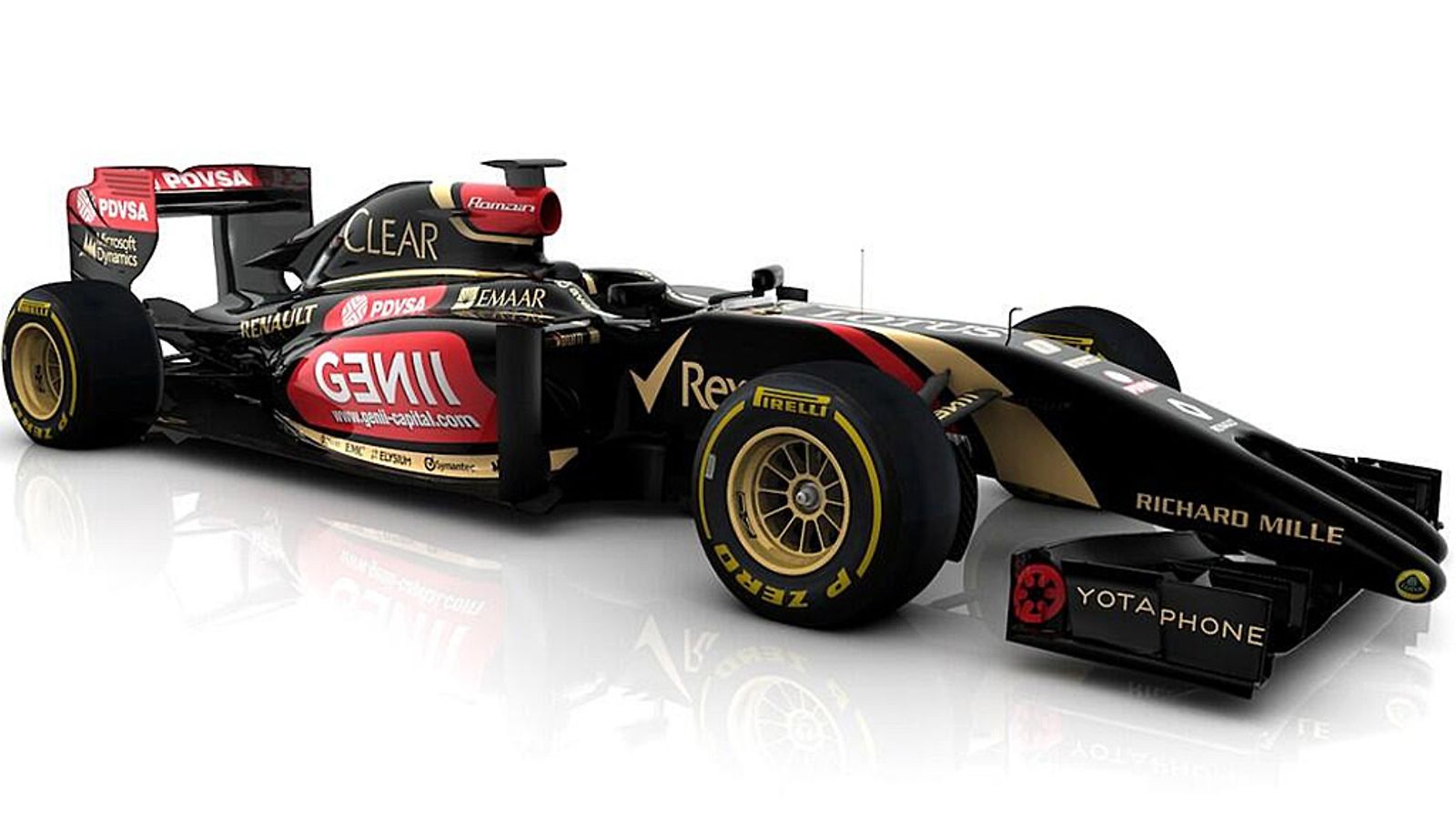 Lotus julkisti uuden autonsa E22:n.