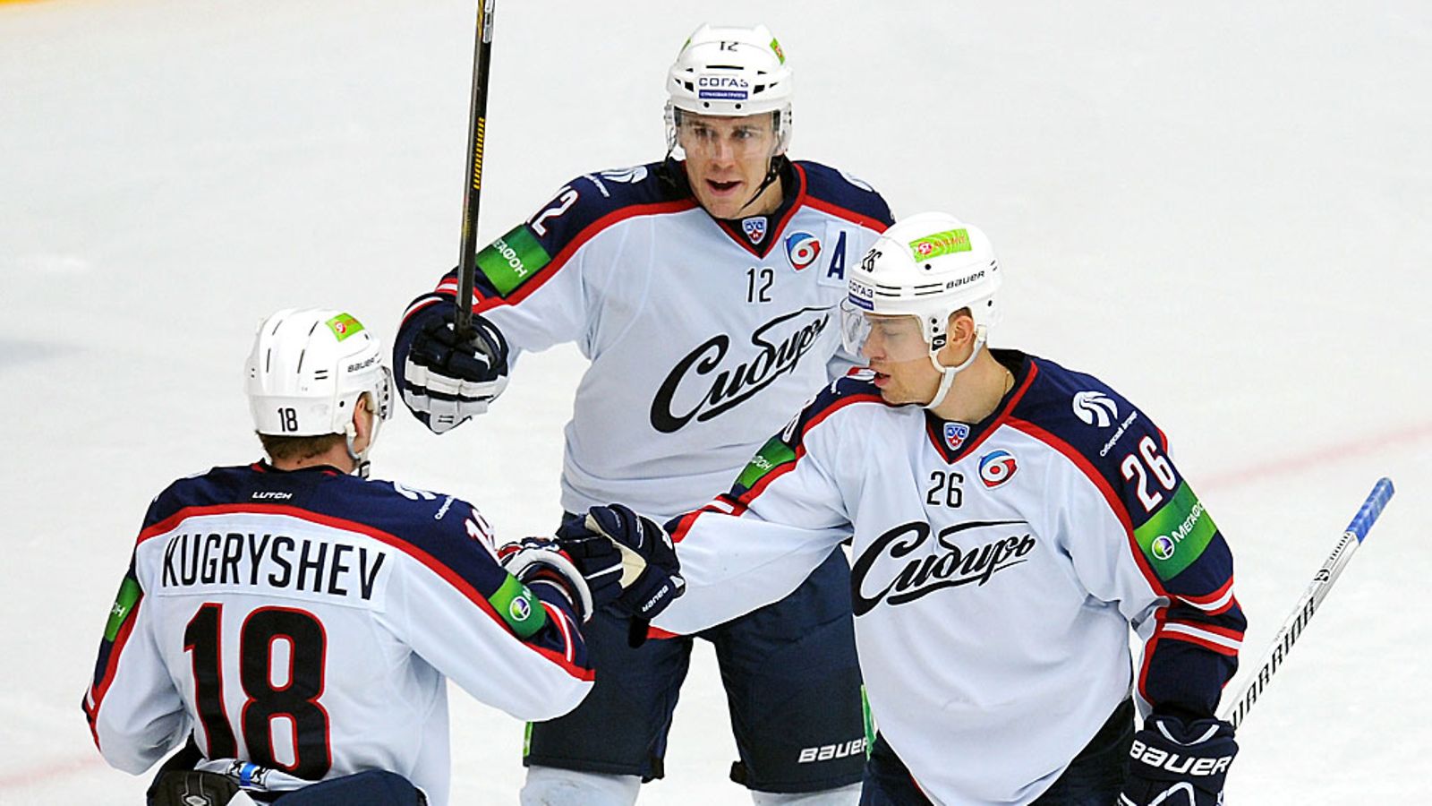 Dmitri Kugryshev, Jori Lehterä ja Jonas Enlund.