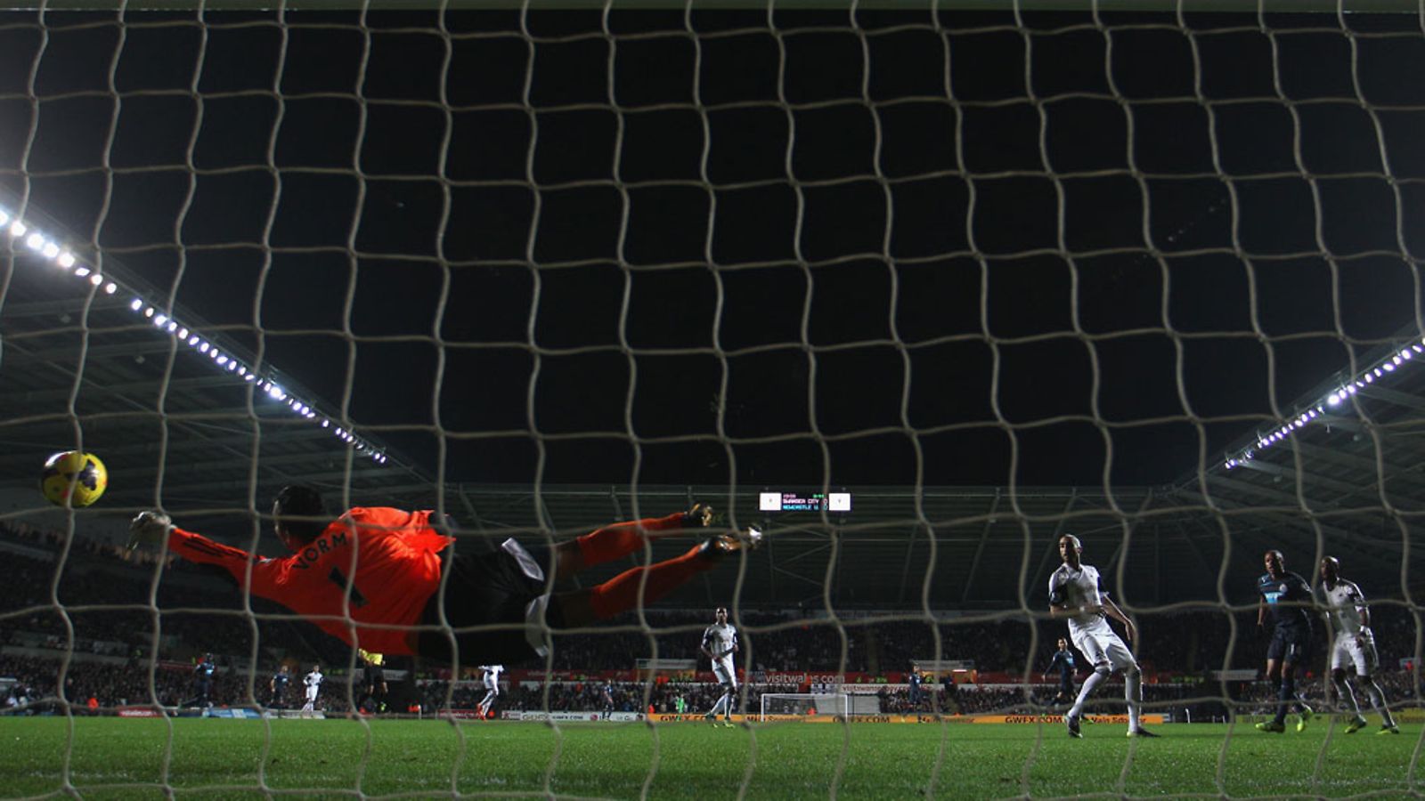 Swansean maalivahti Michel Vorm.