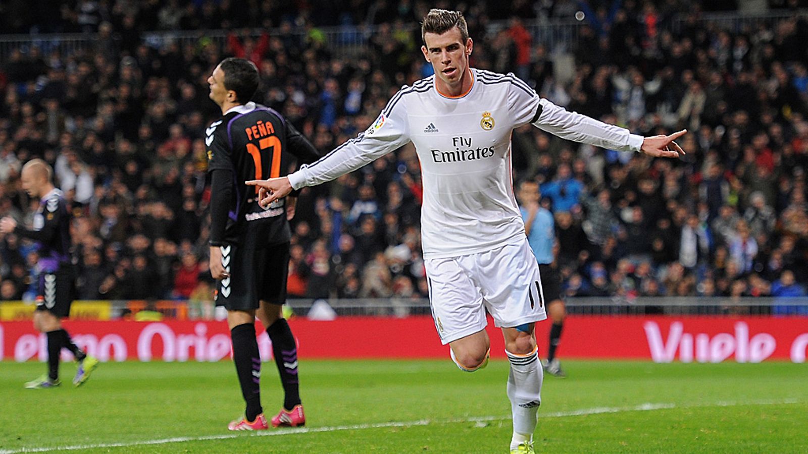 Gareth Bale iski hattutempun Villarealin verkkoon.