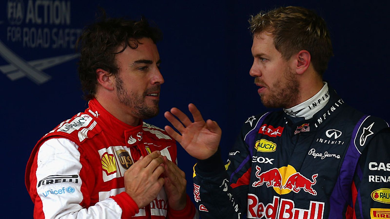 Fernando Alonso ja Sebastian Vettel