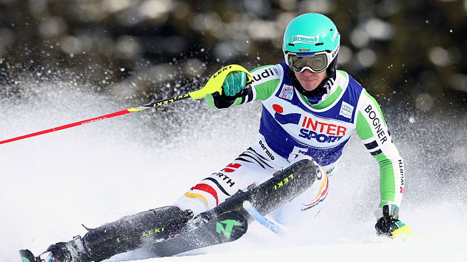 Felix Neureuther Bormion rinteillä.