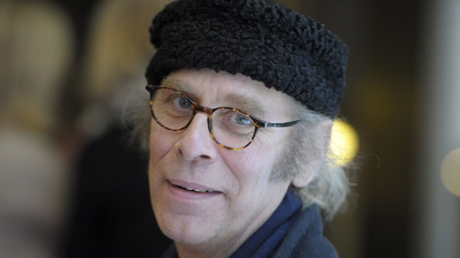 Vesa Vierikko (Lennart Lindberg) Risto Räppääjä ja liukas Lennart -elokuvan lehdistötilaisuudessa 21. tammikuuta 2014.