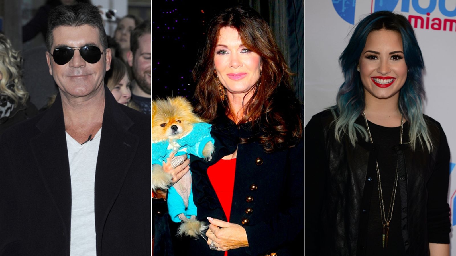 Simon Cowell, Lisa Vanderpump ja Demi Lovato tienaavat tosi-tv:llä.