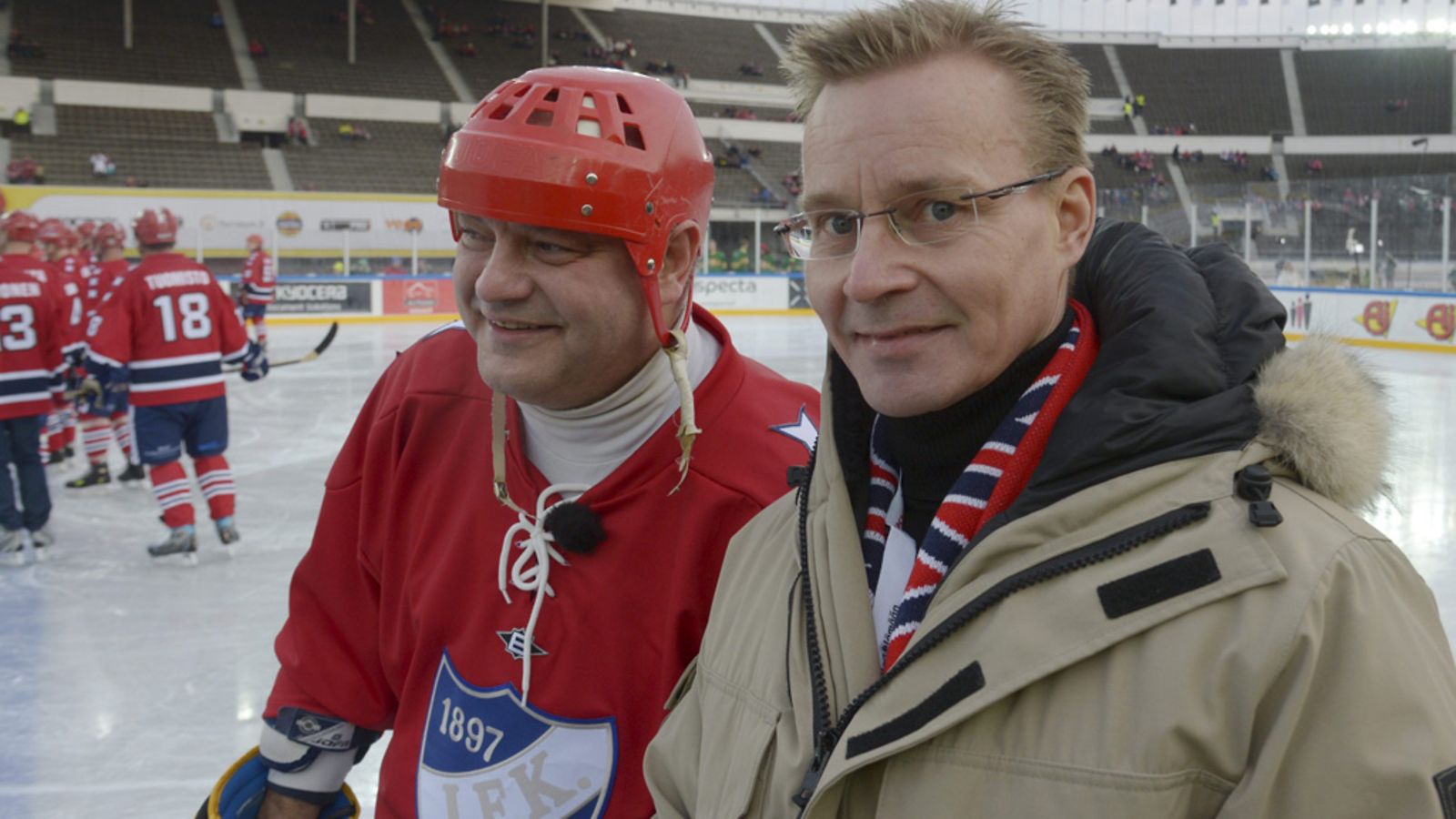 Esa Tikkanen ja Sakari Lindfors