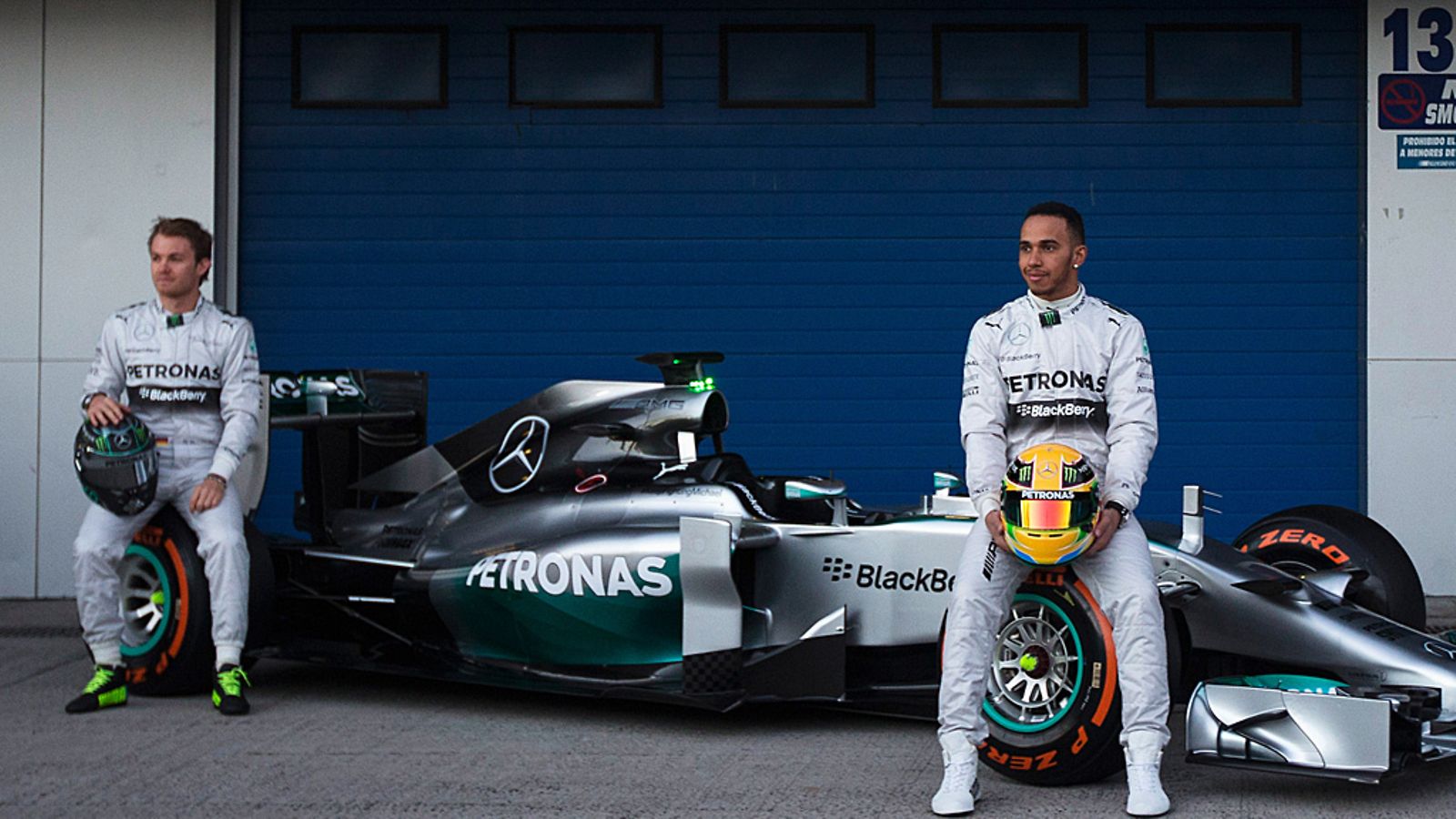 Nico Rosberg ja Lewis Hamilton