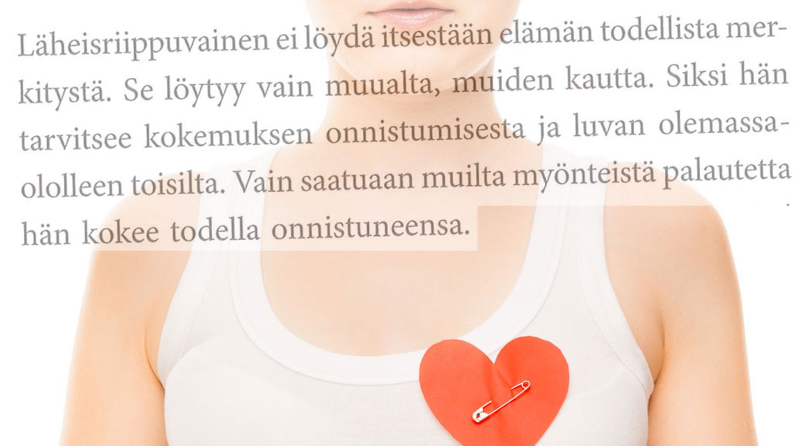 Lainaus Ben Malisen teoksesta Taakkana läheisriippuvuus. Kenen elämää elät?