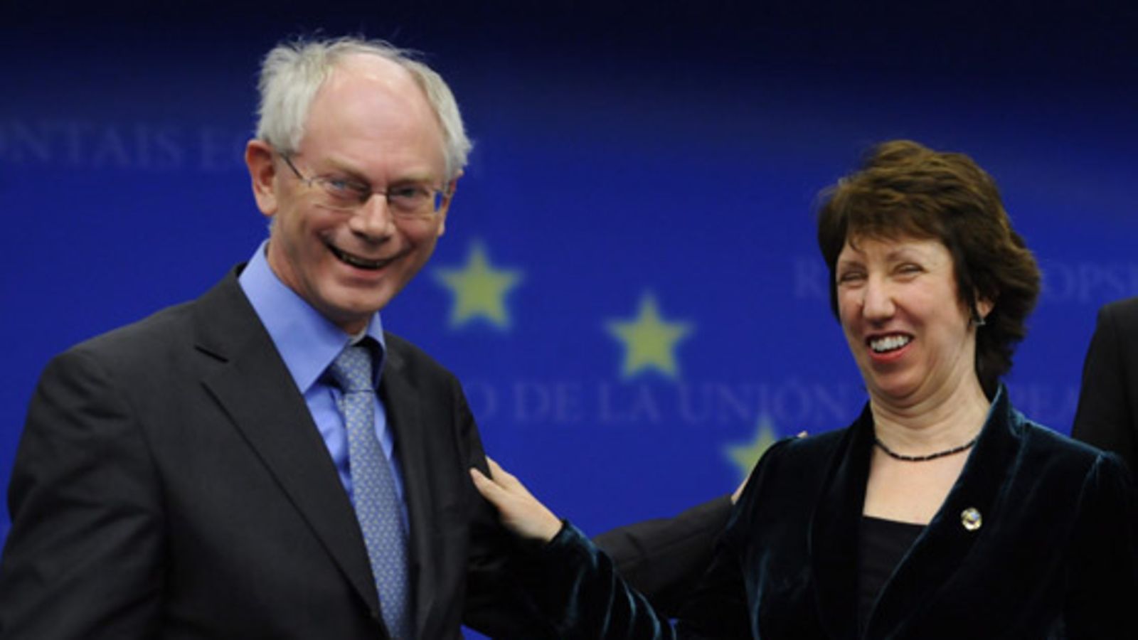 Herman Van Rompuy, Cathrine Ashton, EU:n presidentti ja ulkoministeri
