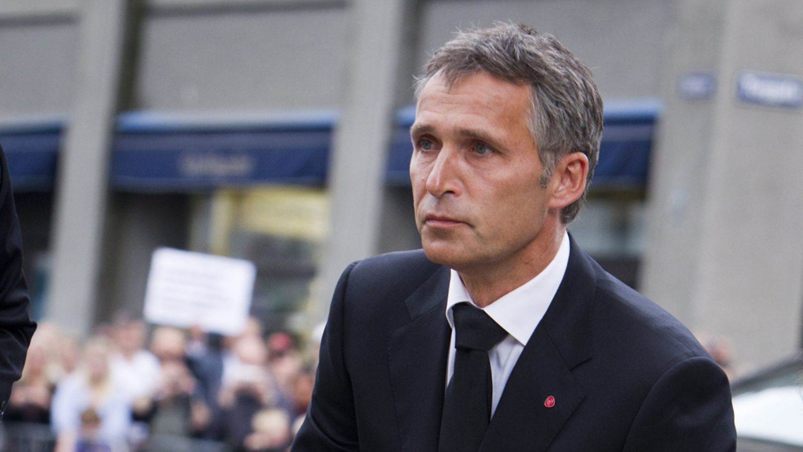 Norjan pääministeri Jens Stoltenberg.