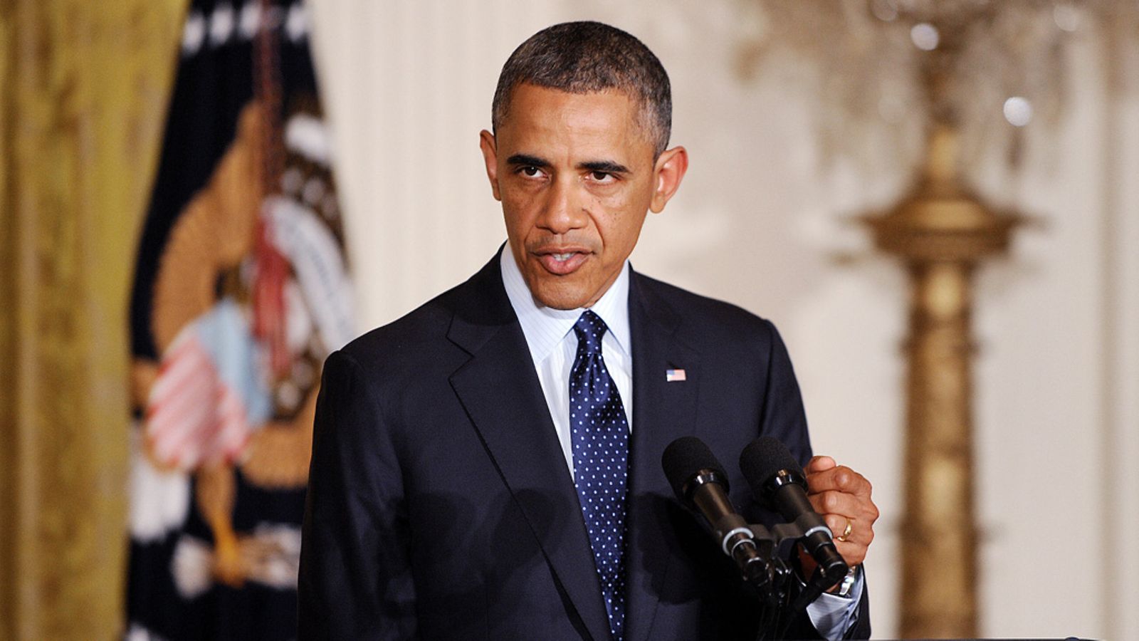 Barack Obama ilmoitti veroviraston johtajan erosta 16.5.2013.