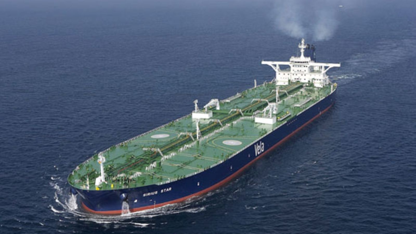Saudiarabialainen supertankkeri Sirius Star.