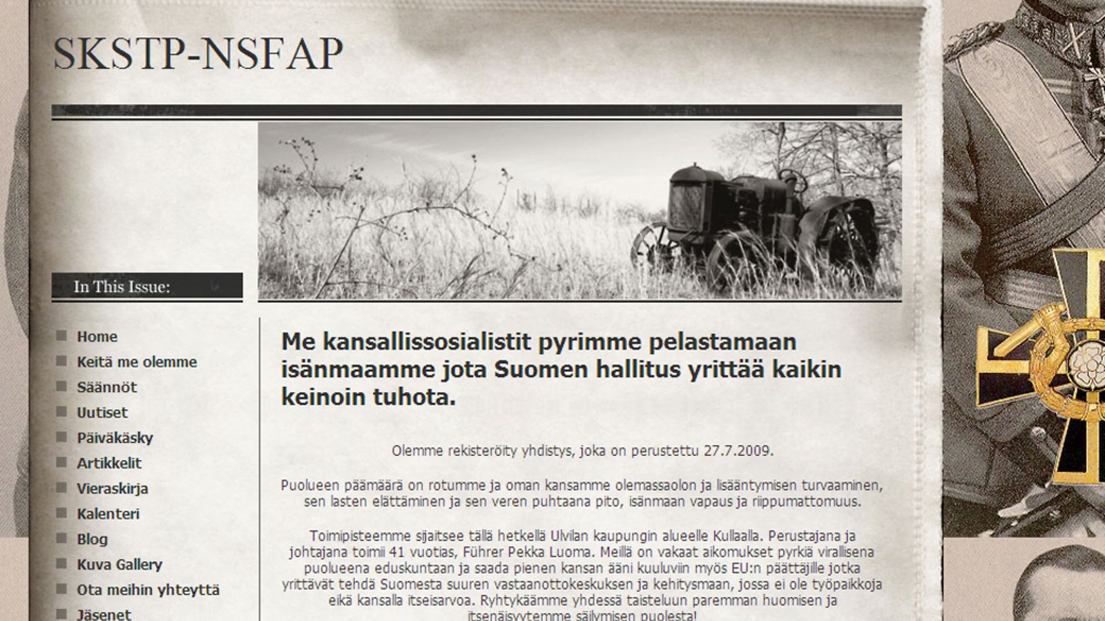 Kuva puolueen nettisivuilta