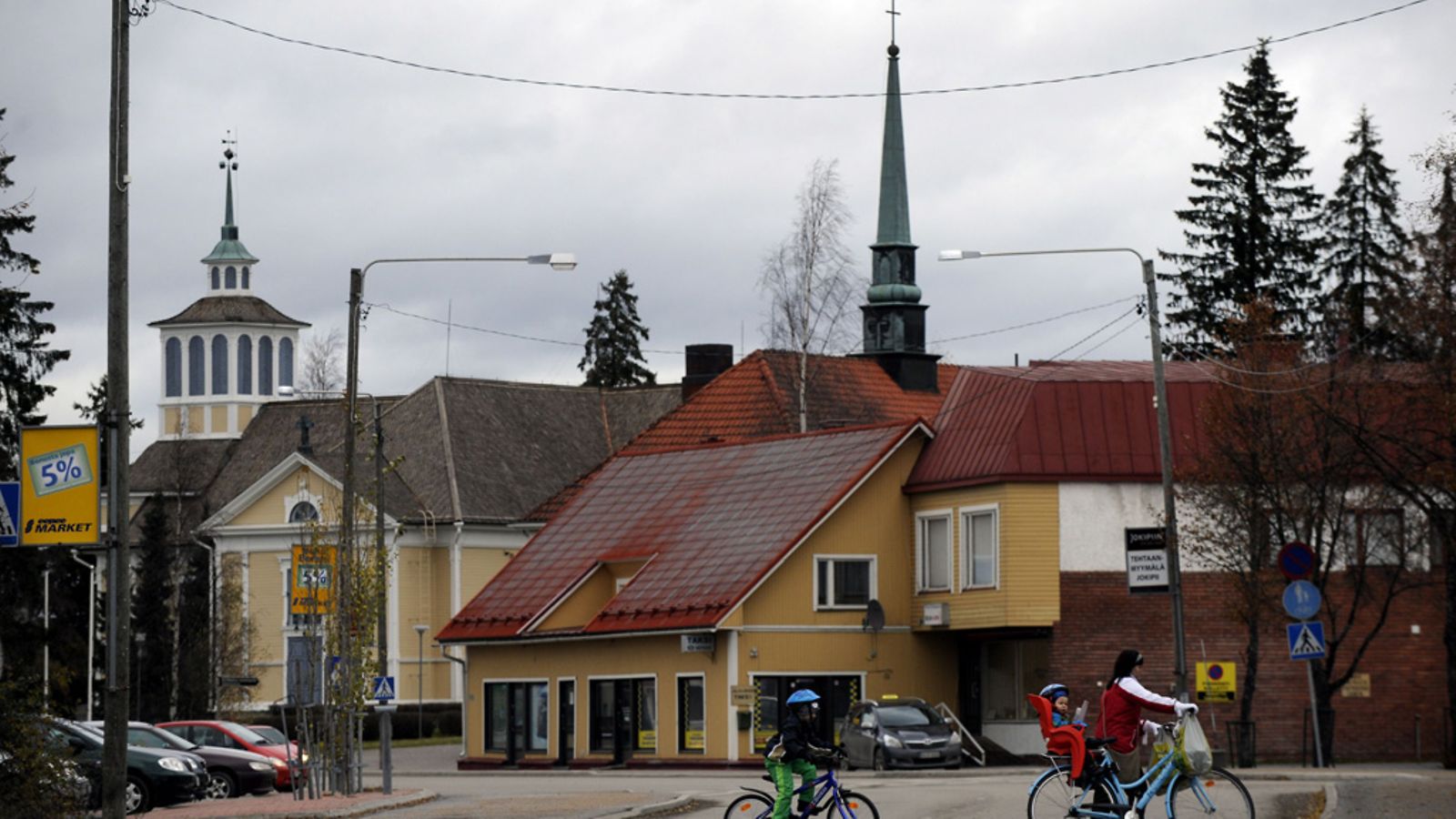 Jalasjärven keskustaa 18. lokakuuta 2010.