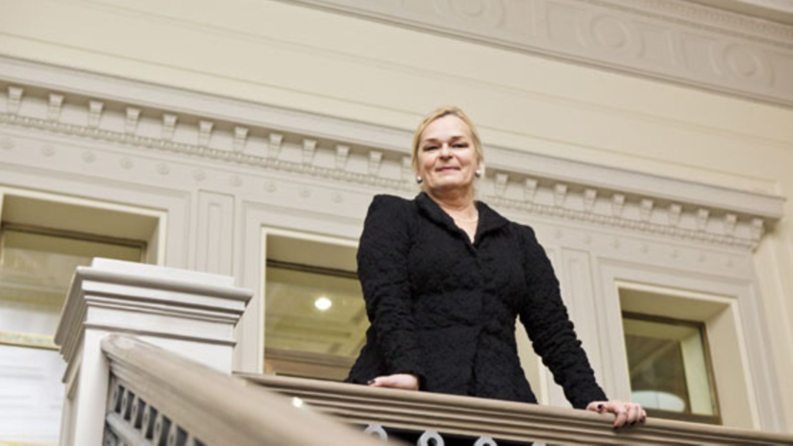 Suomen Pankki johtaja Sinikka Salo 14. lokakuuta 2010.