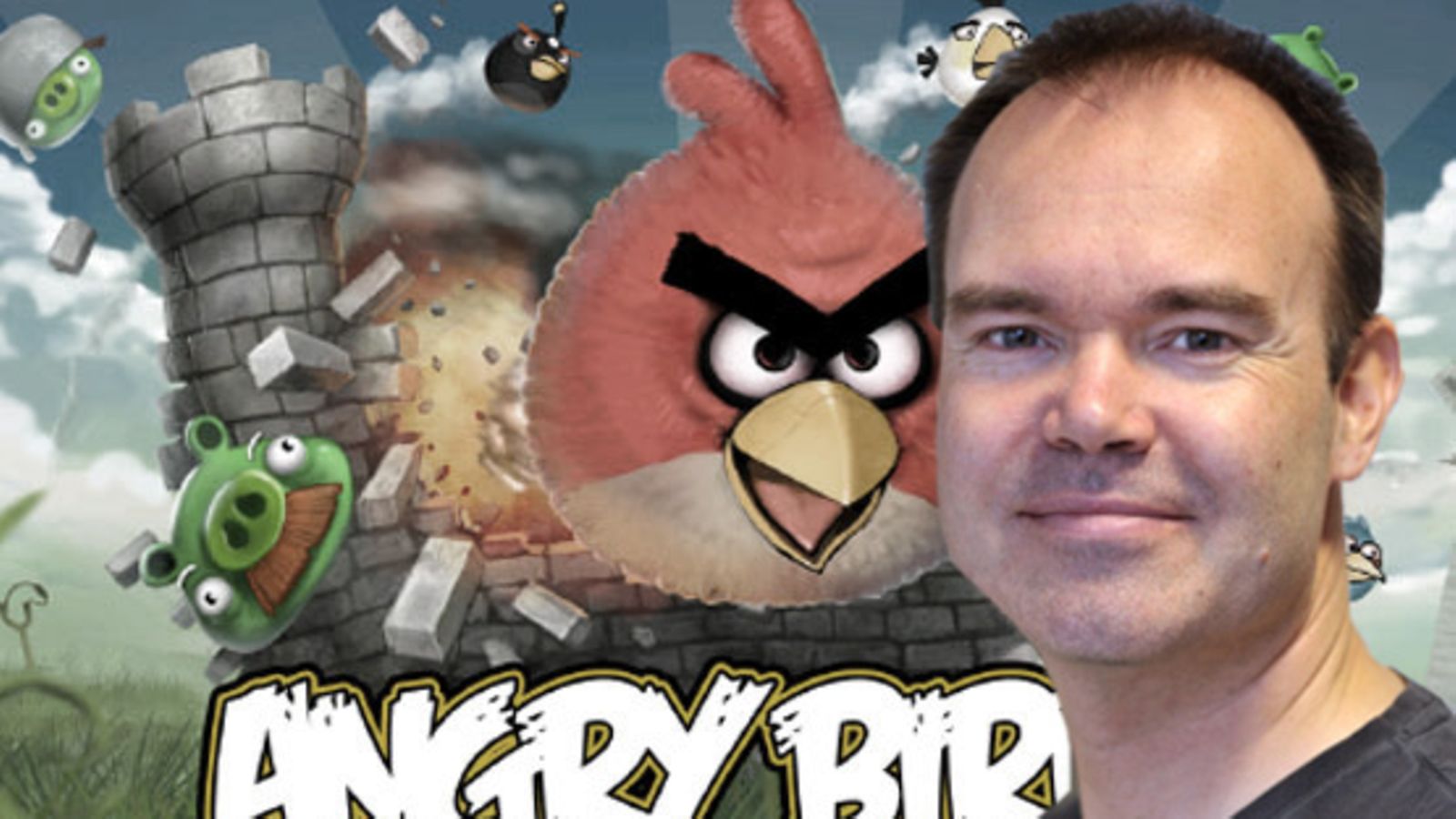 Rovio Mobilen Peter Vesterback ei kutsu itseään toimitusjohtajaksi vaan Mighty Eagleksi.