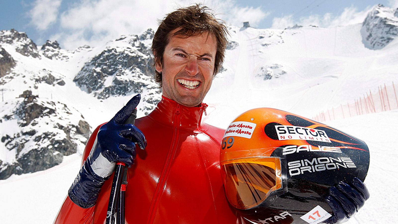 Simone Origone nopeuslaskun MM-kisoissa vuonna 2009.