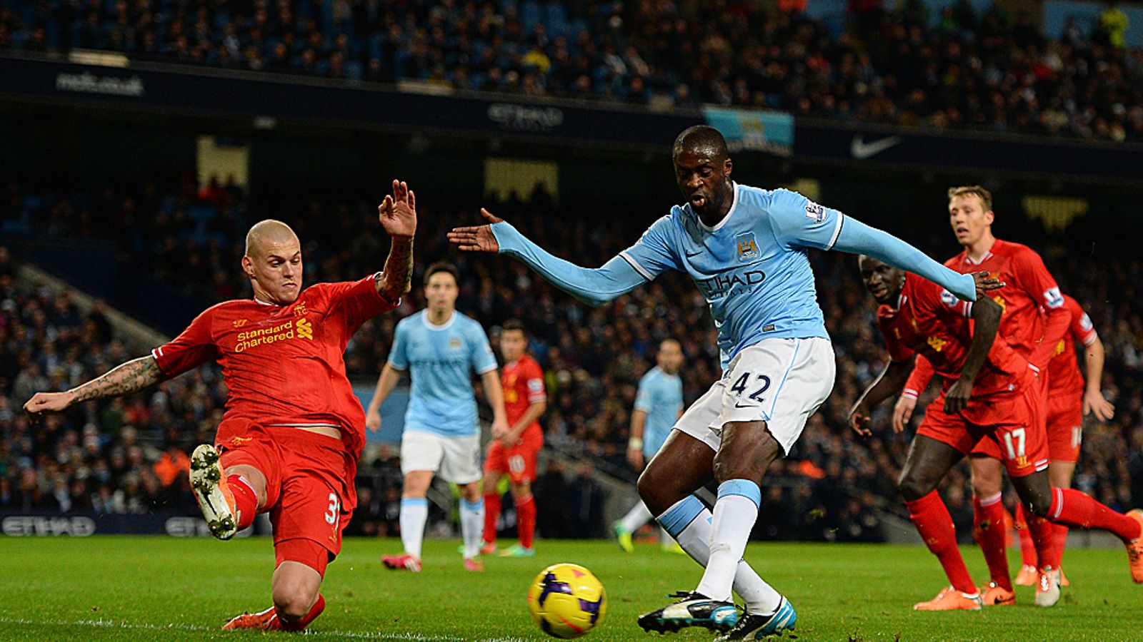 Liverpool ja Manchester City.