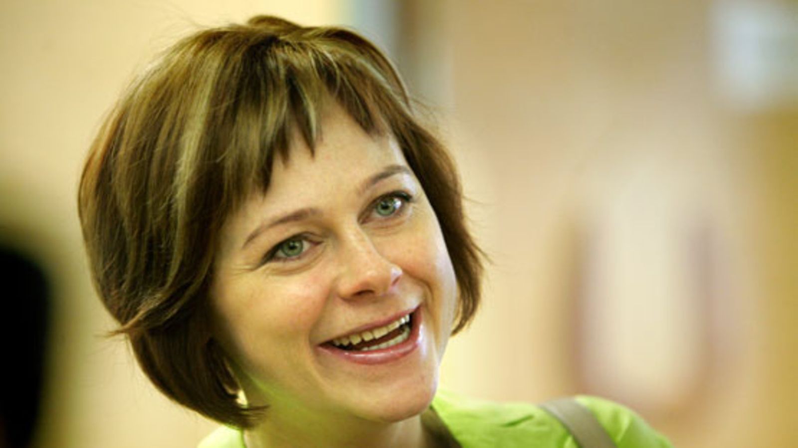 Ympäristöministeri Paula Lehtomäki keskustan eduskuntaryhmän kesäkokouksessa Espoossa 27. elokuuta 2007.