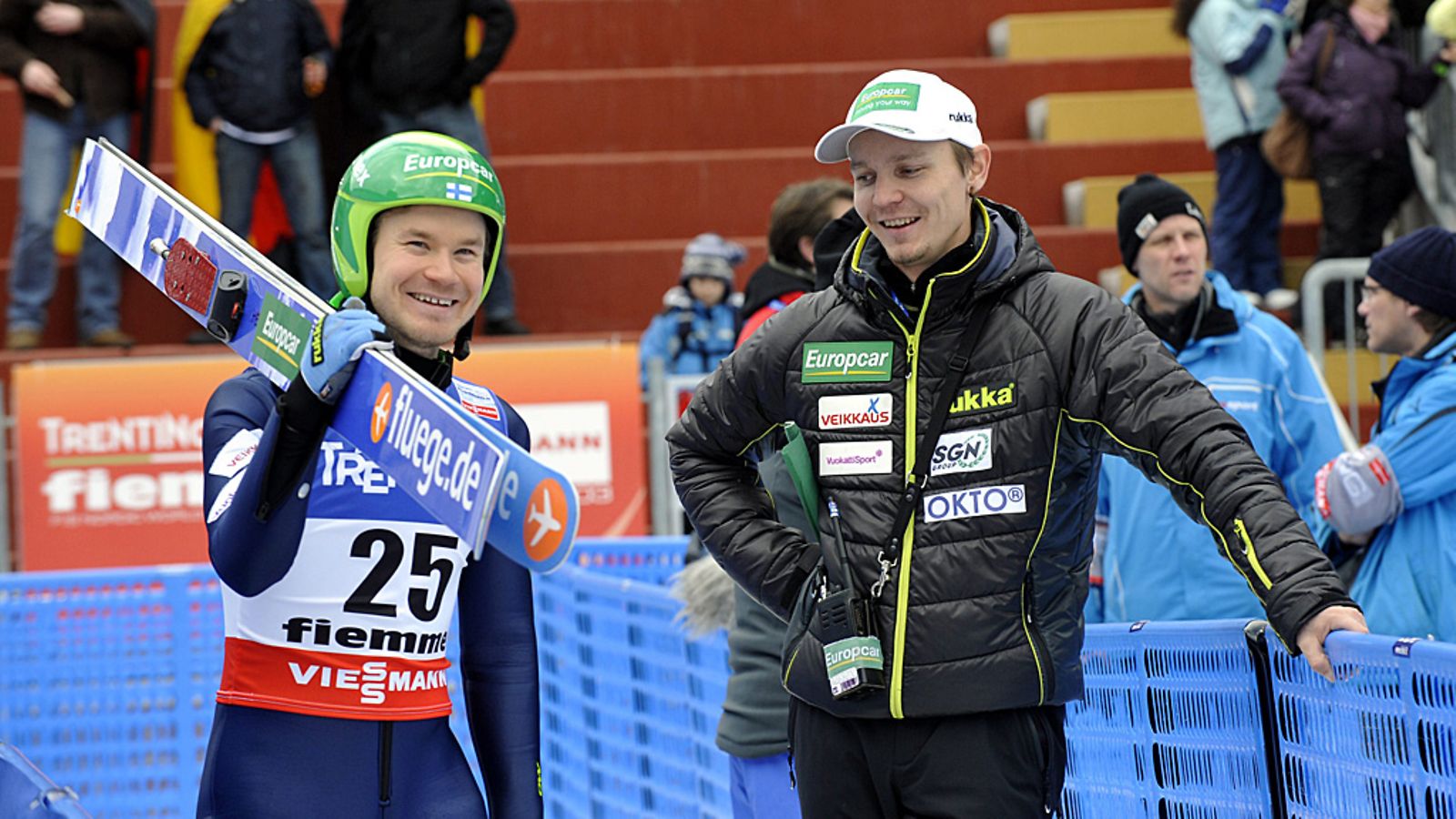 Janne Ryynänen ja Petter Kukkonen helmikuussa 2013.