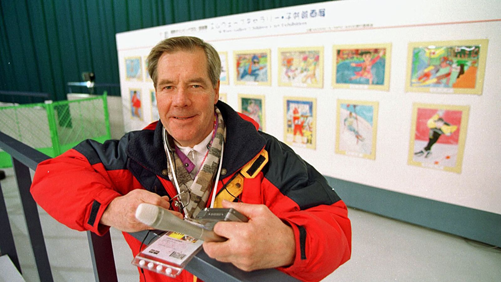 Anssi Kukkonen Naganon olympialaisissa vuonna 1998.