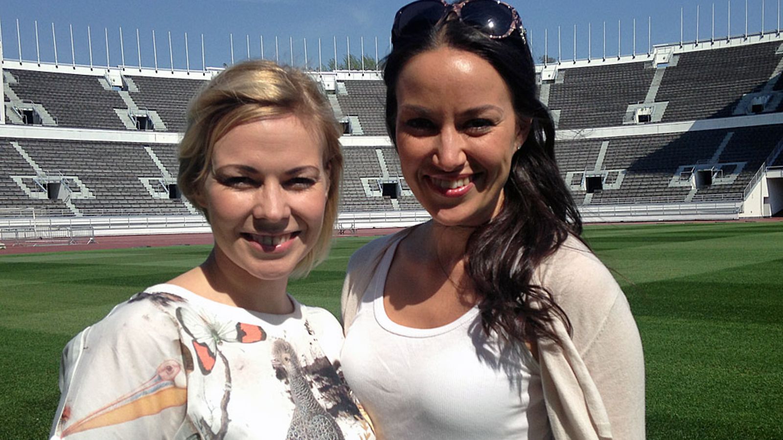 Kirsi Ståhlberg ja Jasmin Hamid